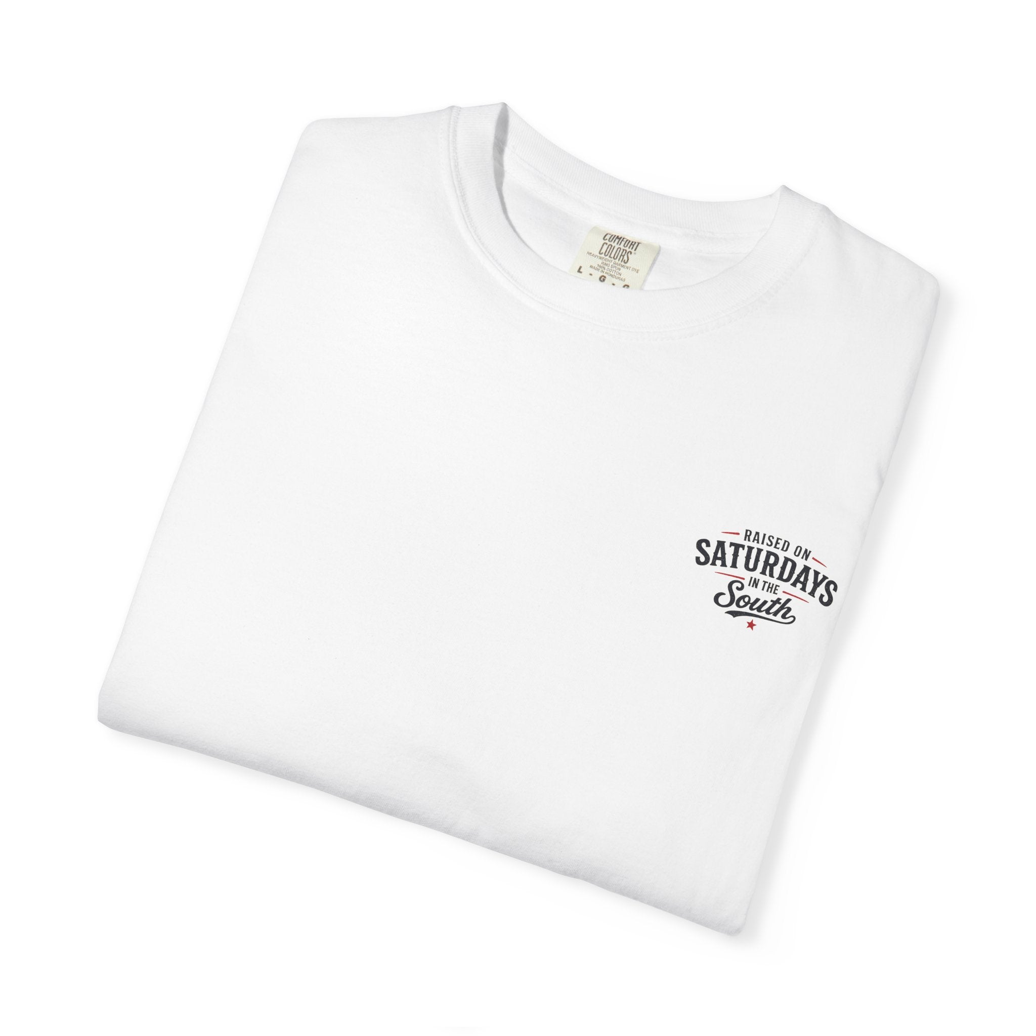Raised On Saturdays In The South T-Shirt — Relaxing Saturday Morning In The Mountains