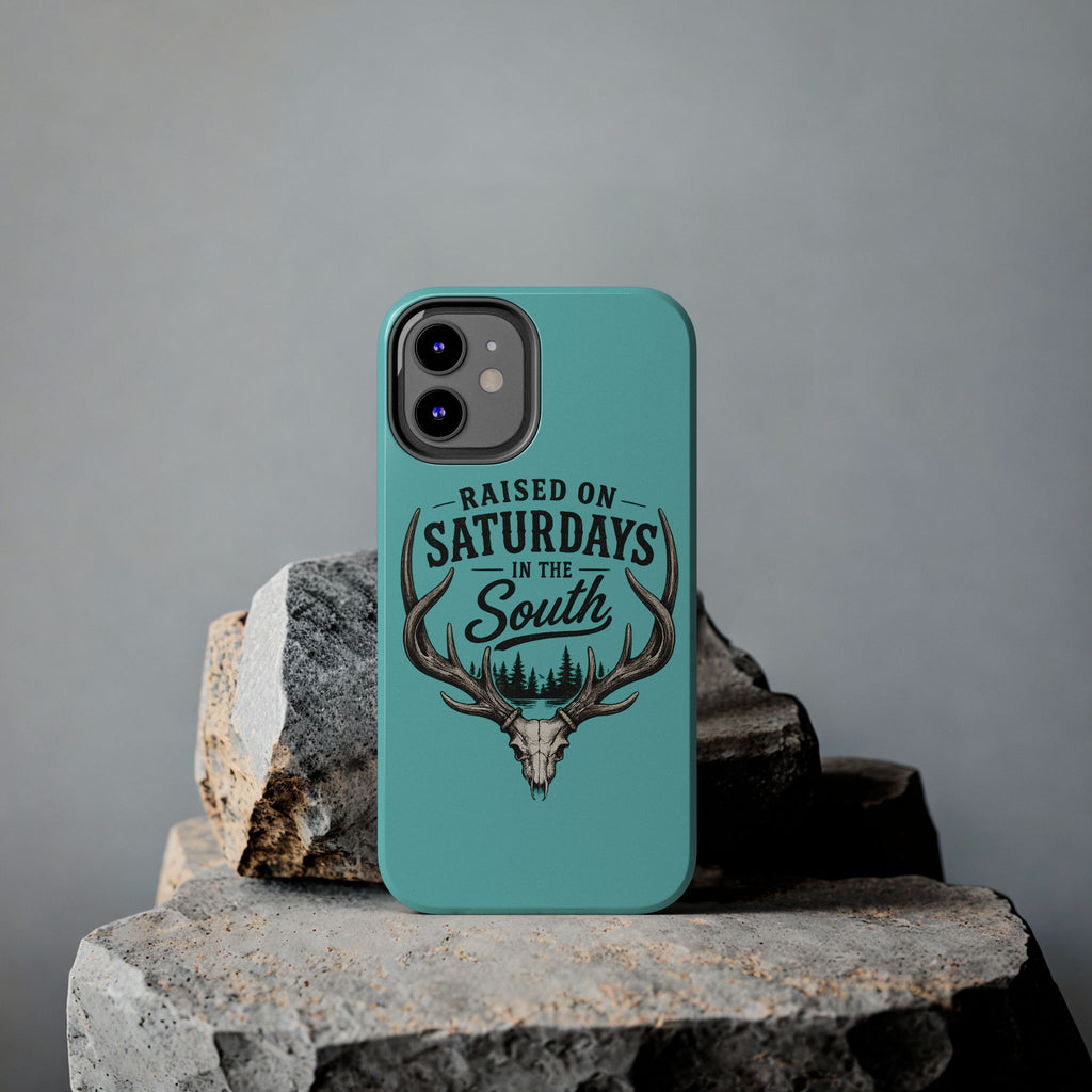The Spreads Runs Deep In The Woods Phone Case-(blue)