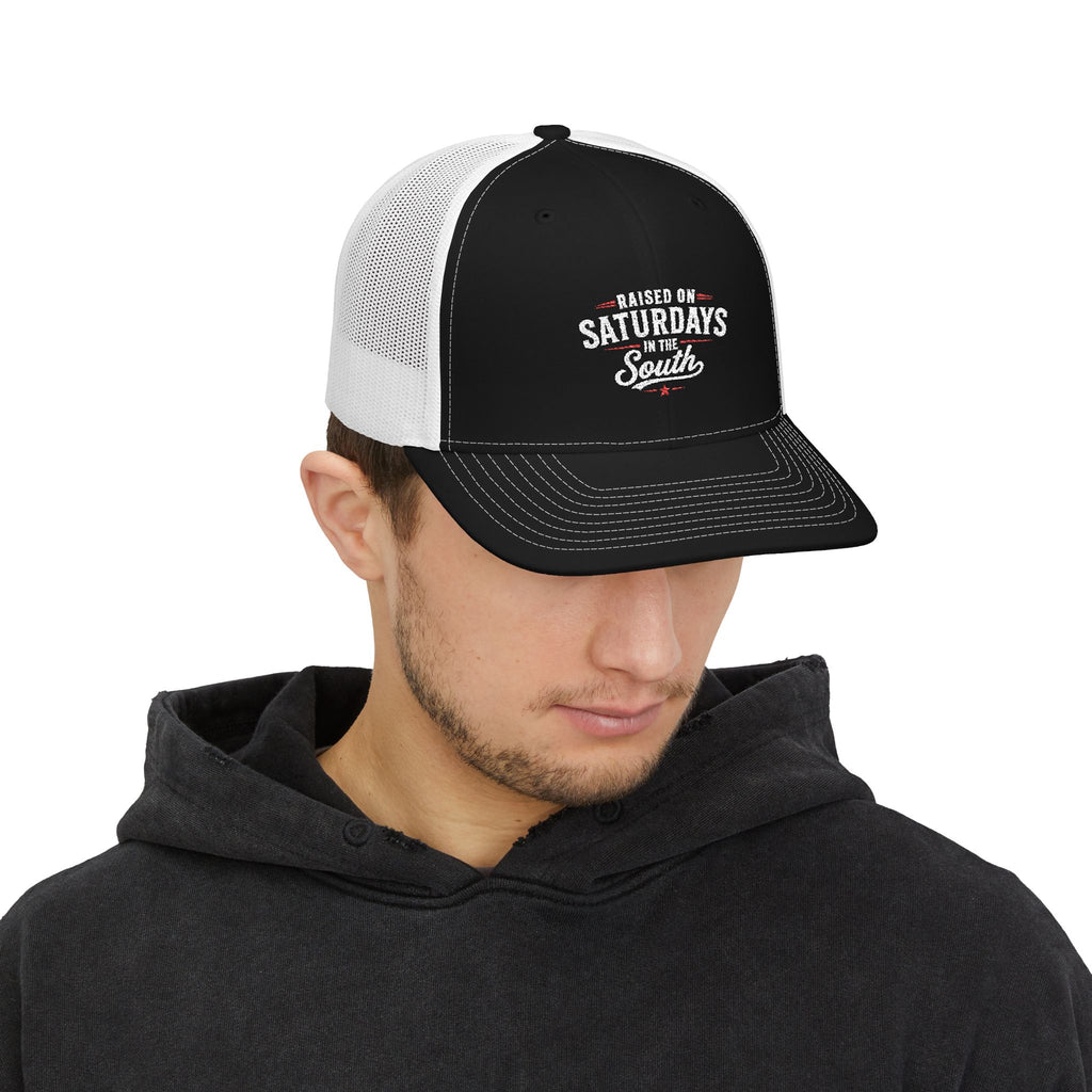 SnapbackTrucker Cap — "Raised On Saturdays In The South"