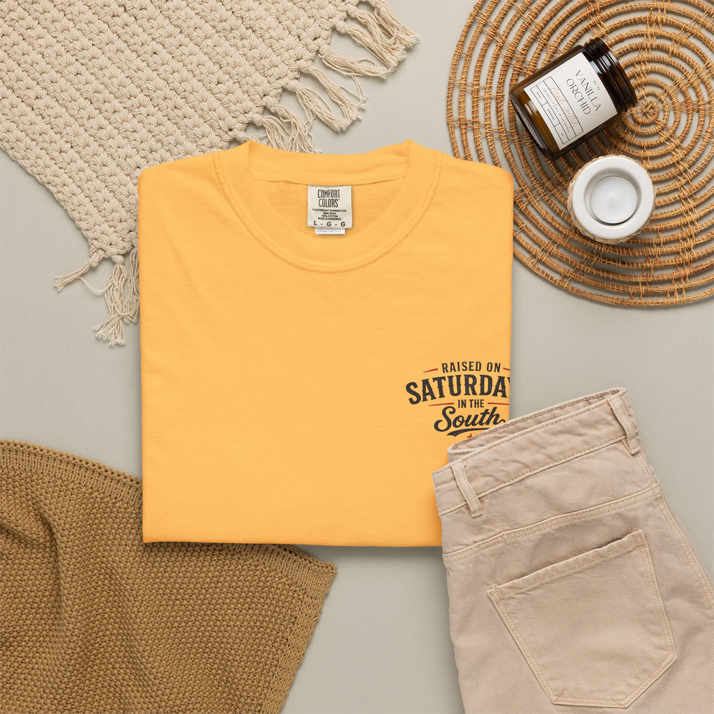 Raised On Saturdays In The South T-Shirt-Deep Sea Saturdays