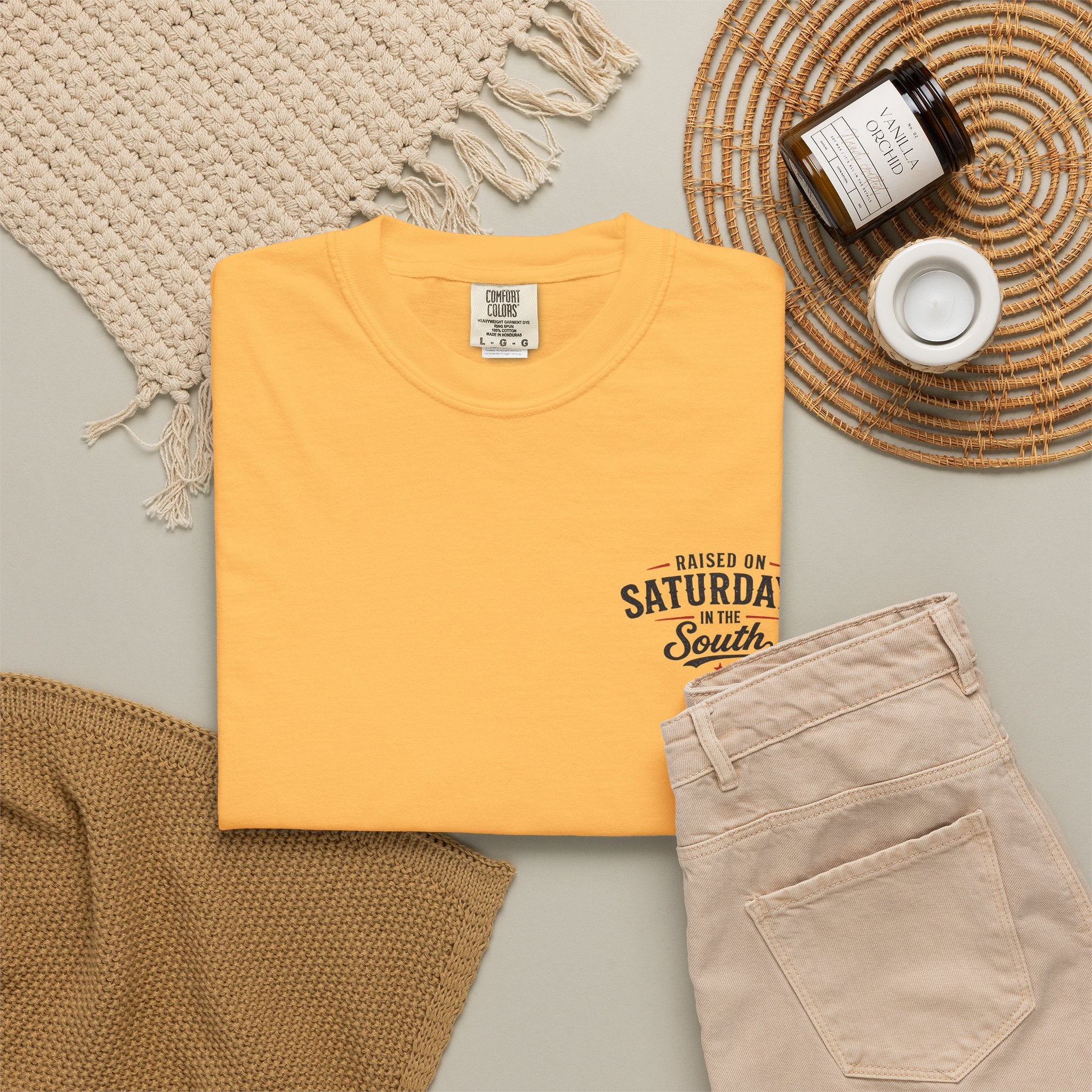 Raised On Saturdays In The South T-Shirt-Deep Sea Saturdays
