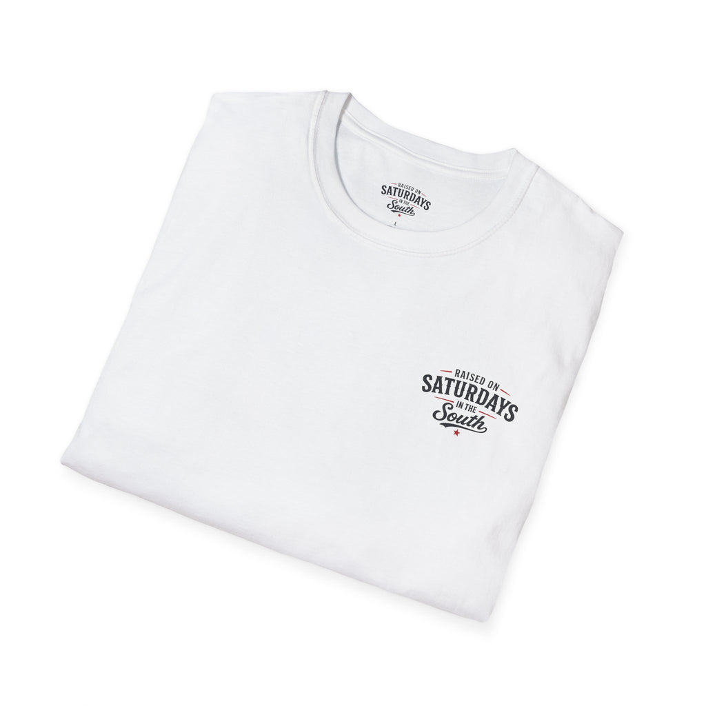 Raised On Saturdays In The South Vintage T-Shirt-Girl Dad Fishing Buddy-Father's Day Collection