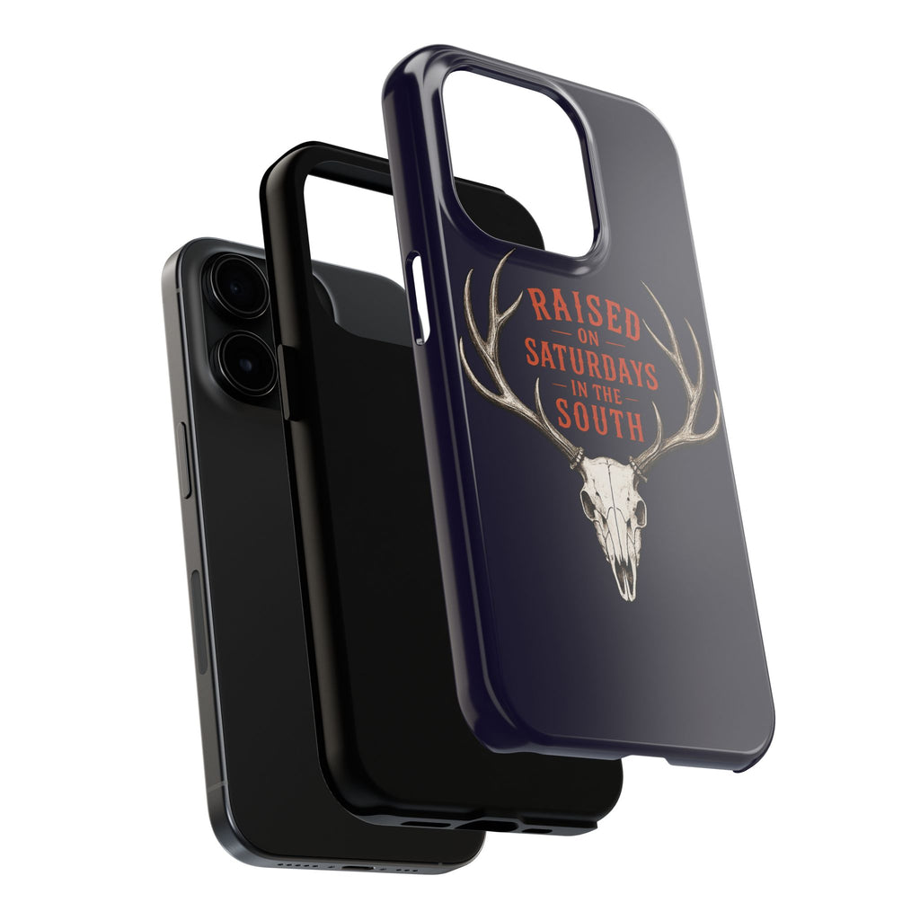 The Spreads Runs Deep In The Woods Phone Case-(blue)