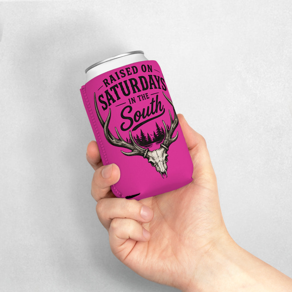 Raised On Saturdays In The South Can Cooler-The Spread Runs Deep In The Woods-(pink)
