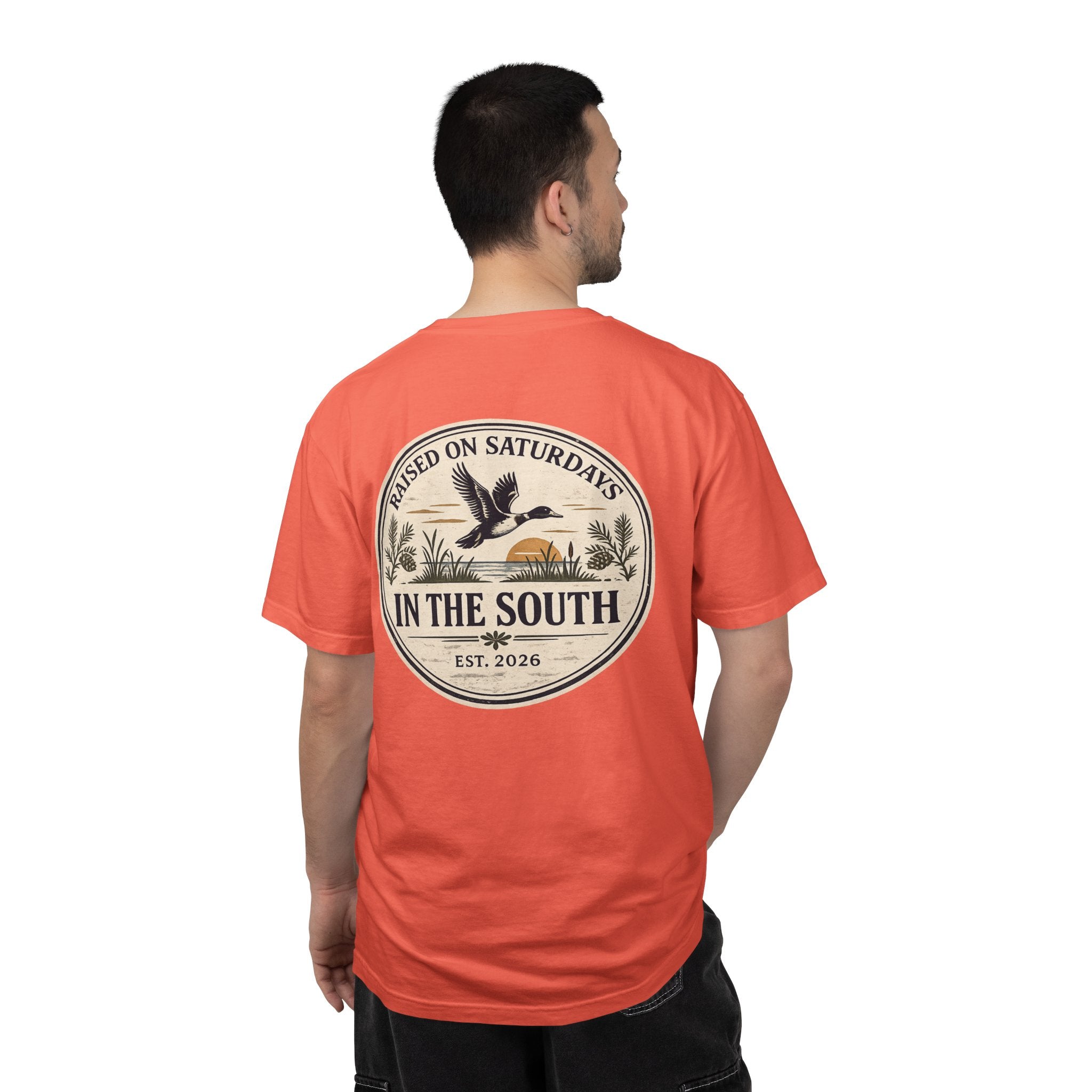 Raised On Saturdays In The South Classic T-Shirt - Duck Season