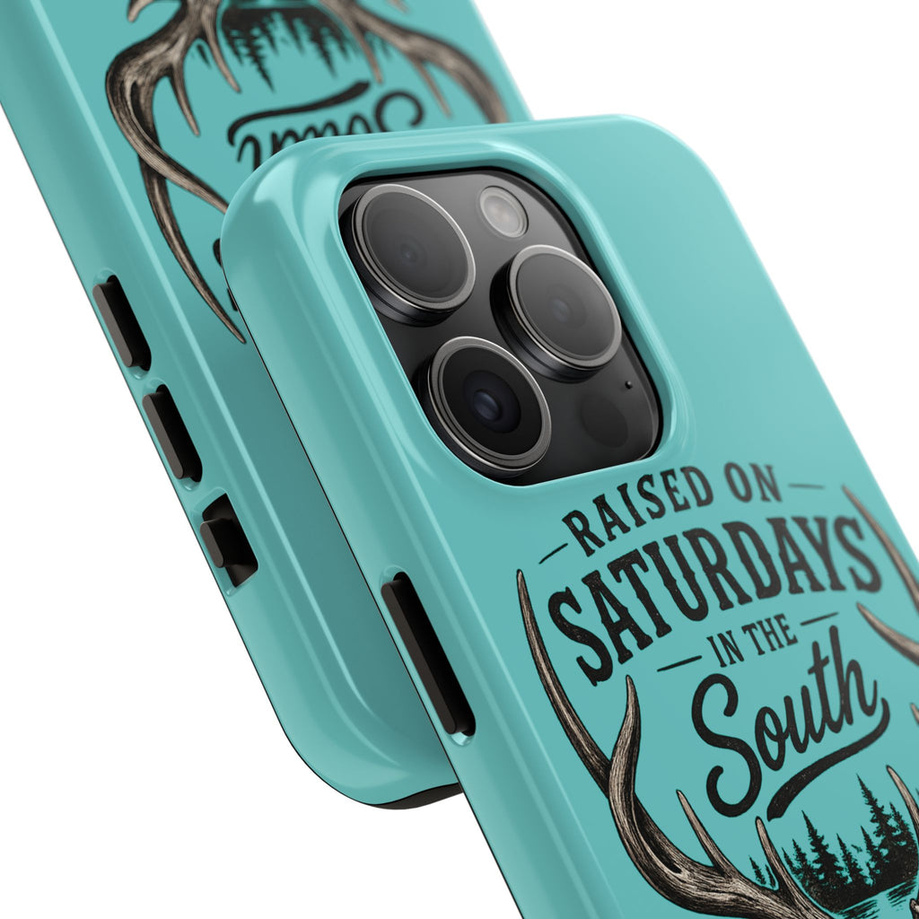 The Spreads Runs Deep In The Woods Phone Case-(blue)