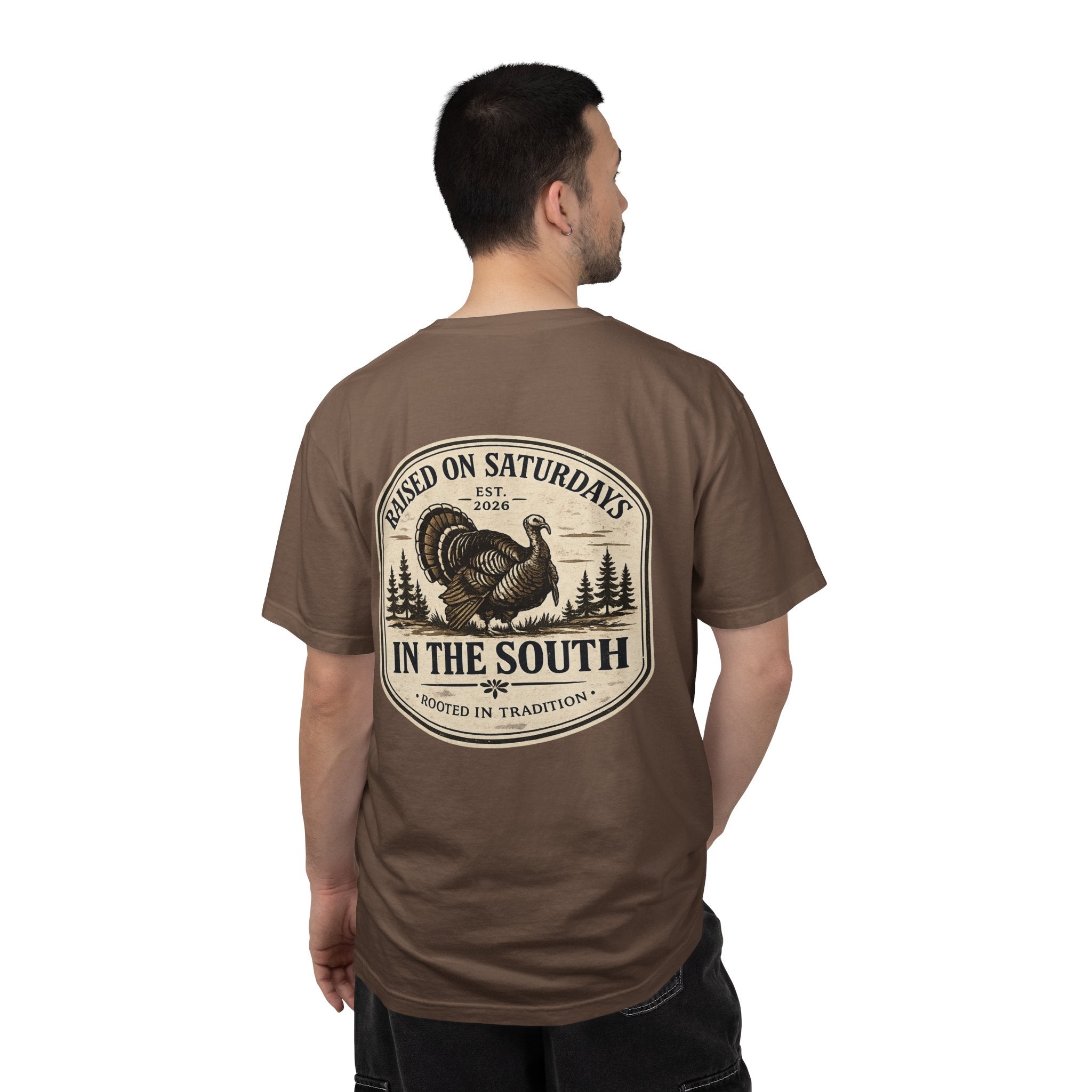Raised On Saturdays In The South Southern Turkey Hunting T-Shirt