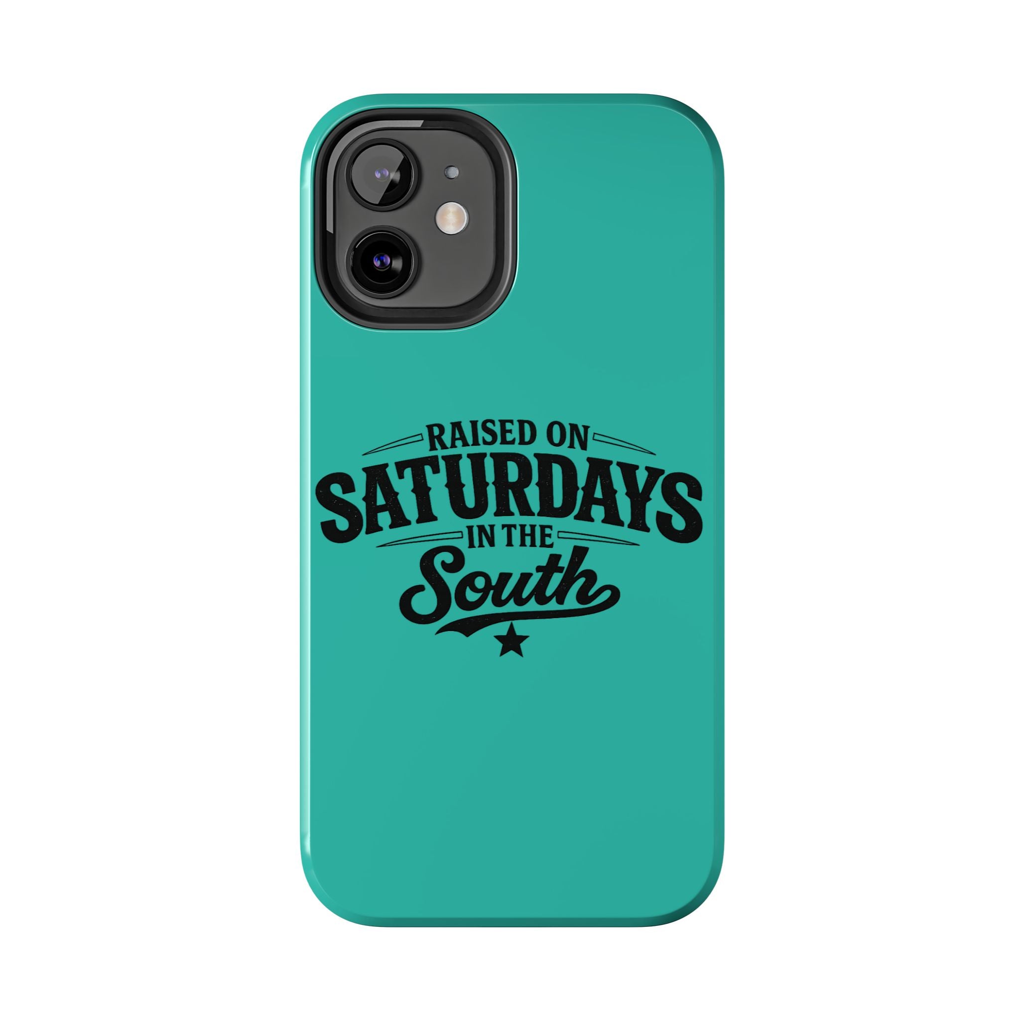 Raised On Saturdays In The South Phone Case-(blue)