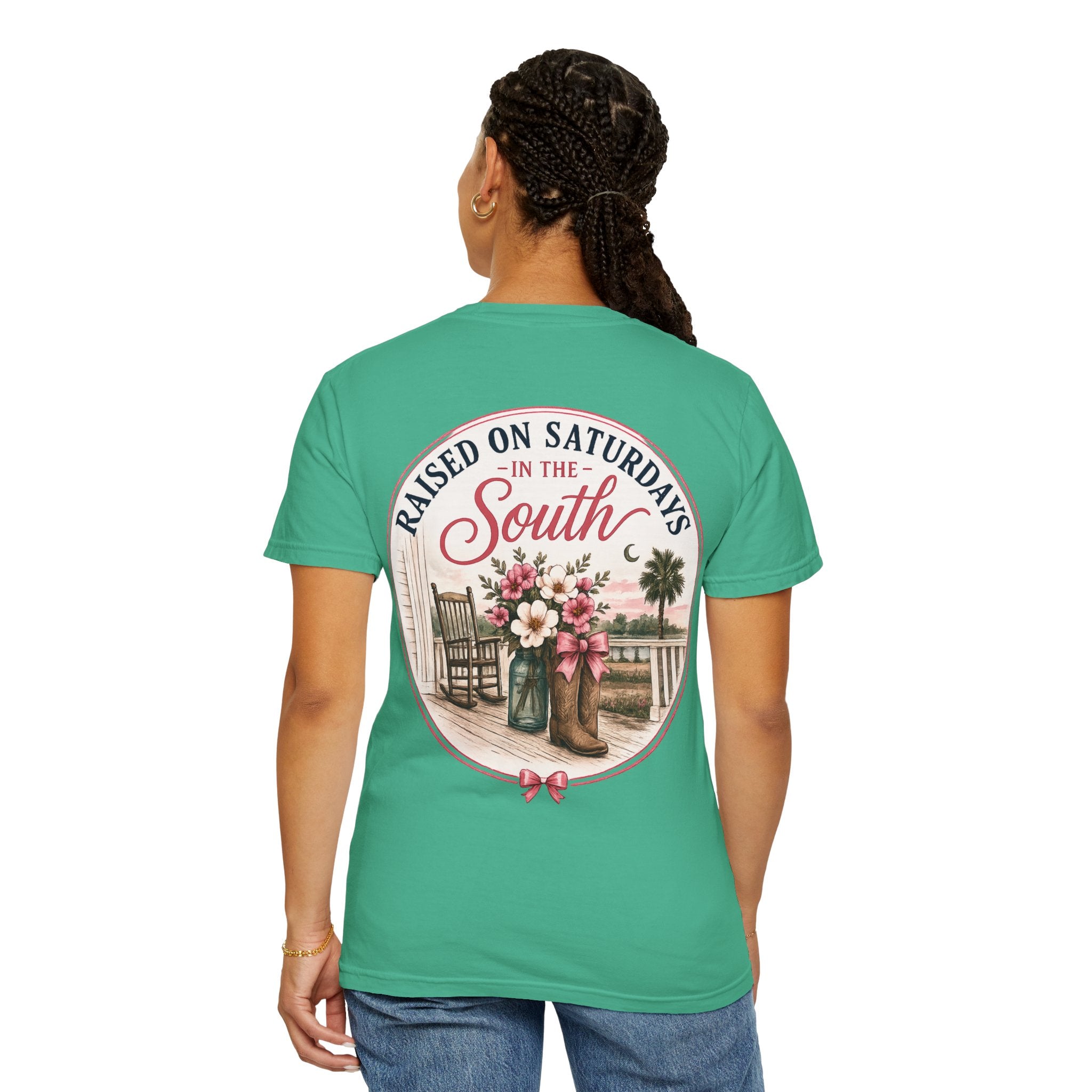 Raised On Saturdays In The South T-shirt