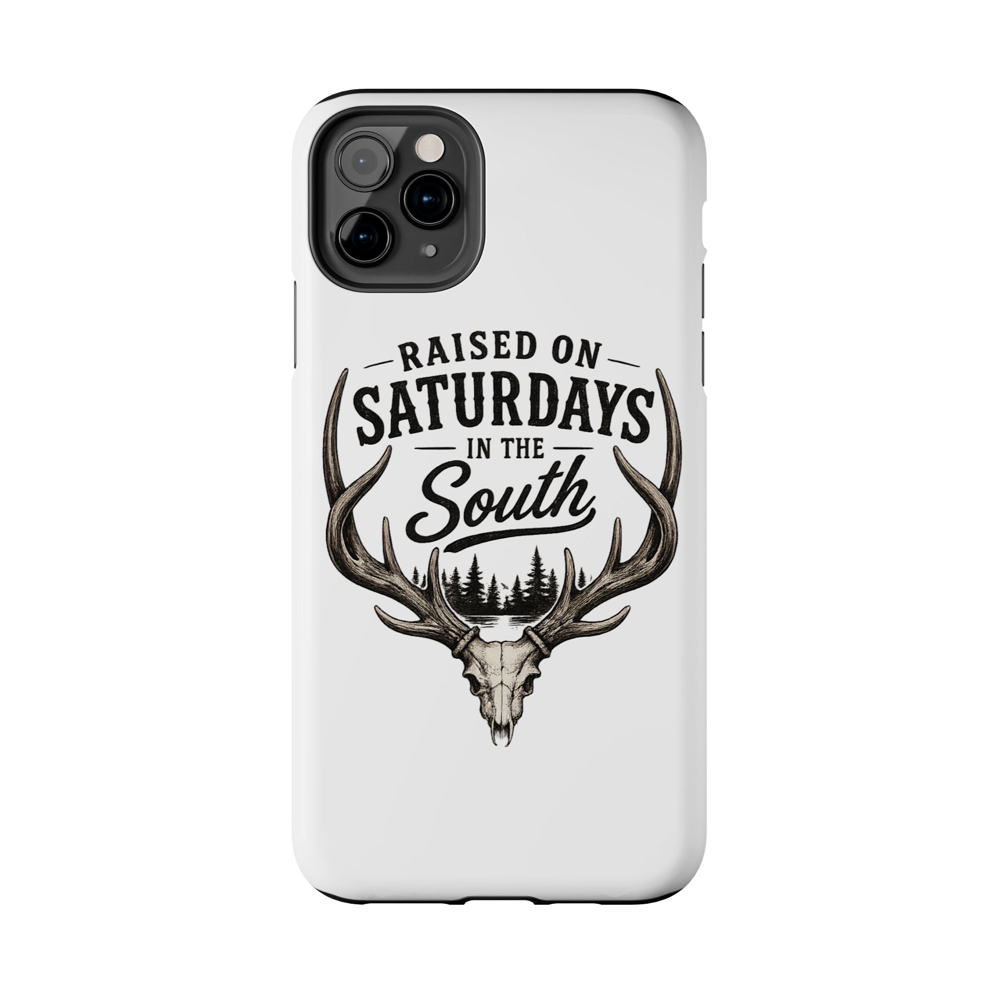 The Spreads Runs Deep In The Woods Phone Case-(white)