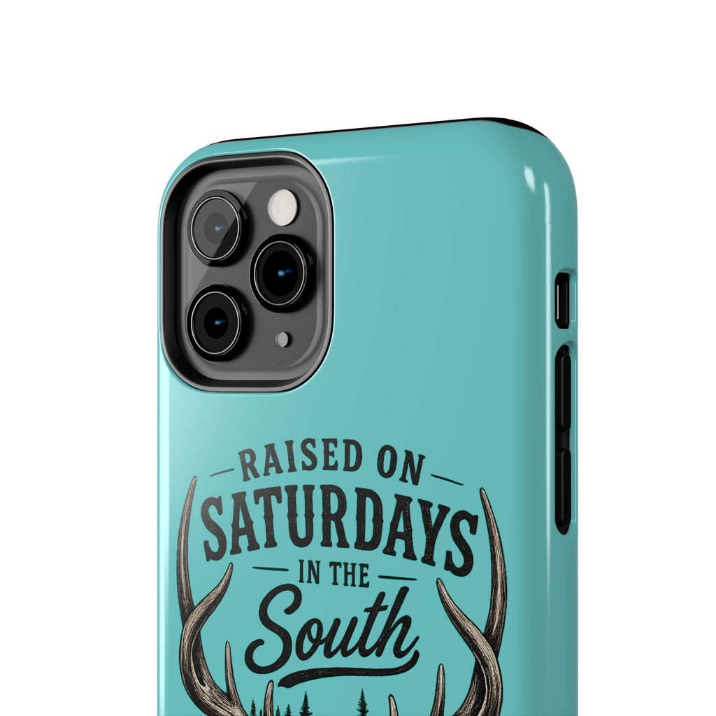The Spreads Runs Deep In The Woods Phone Case-(blue)