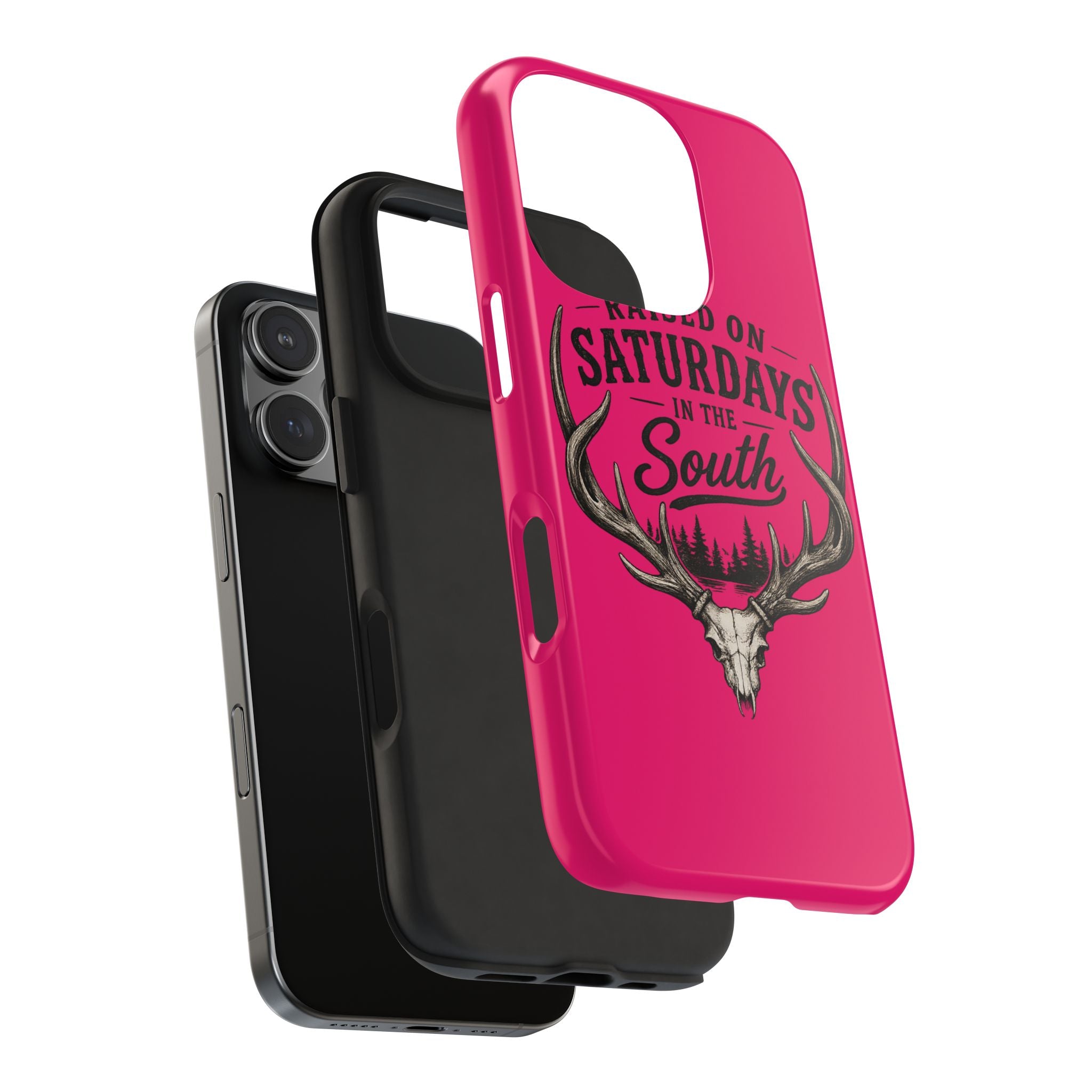 The Spreads Runs Deep In The Woods Phone Case-(pink)