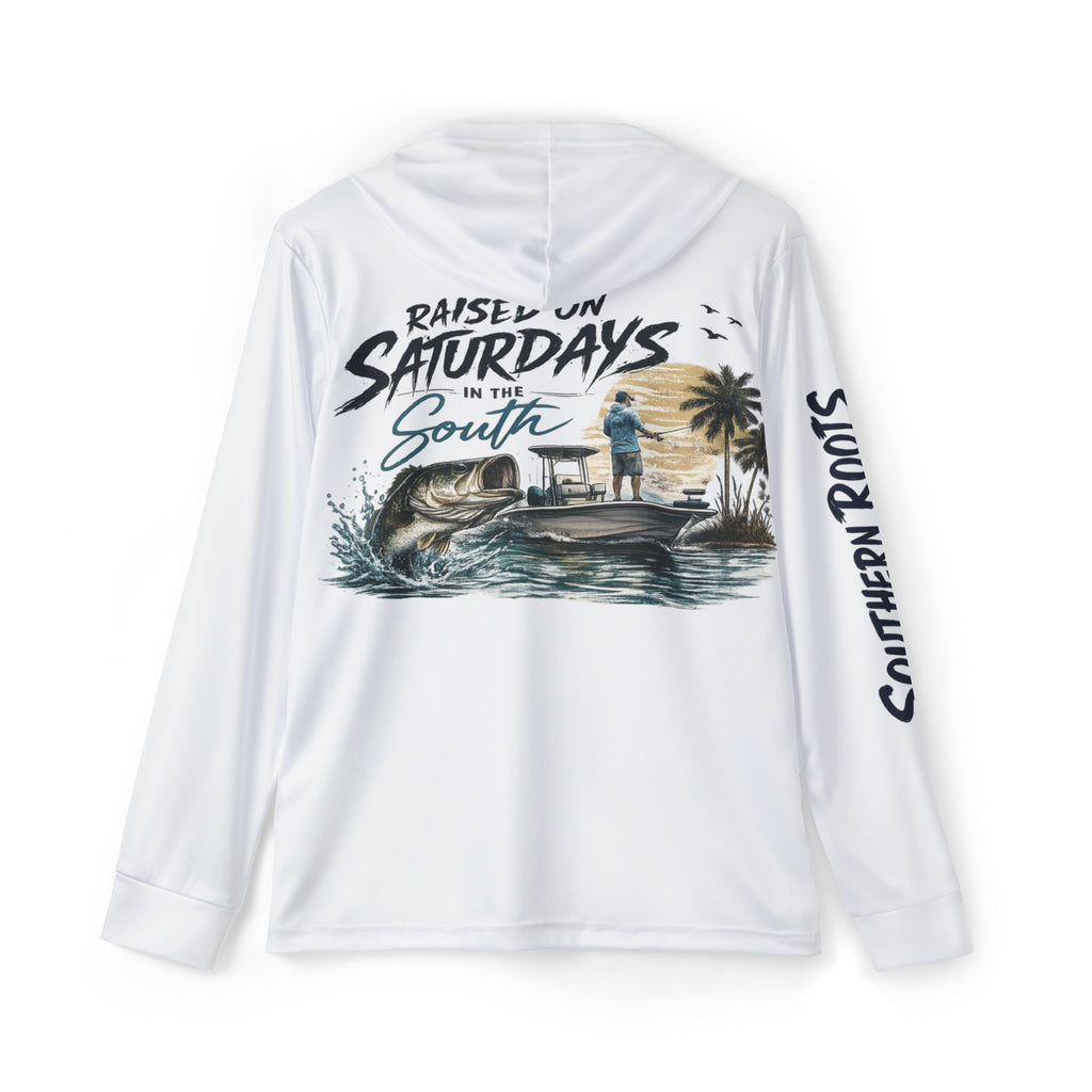 Raised on Saturdays in the South-Southern Roots Timeless Tradition performance hoodie fishing