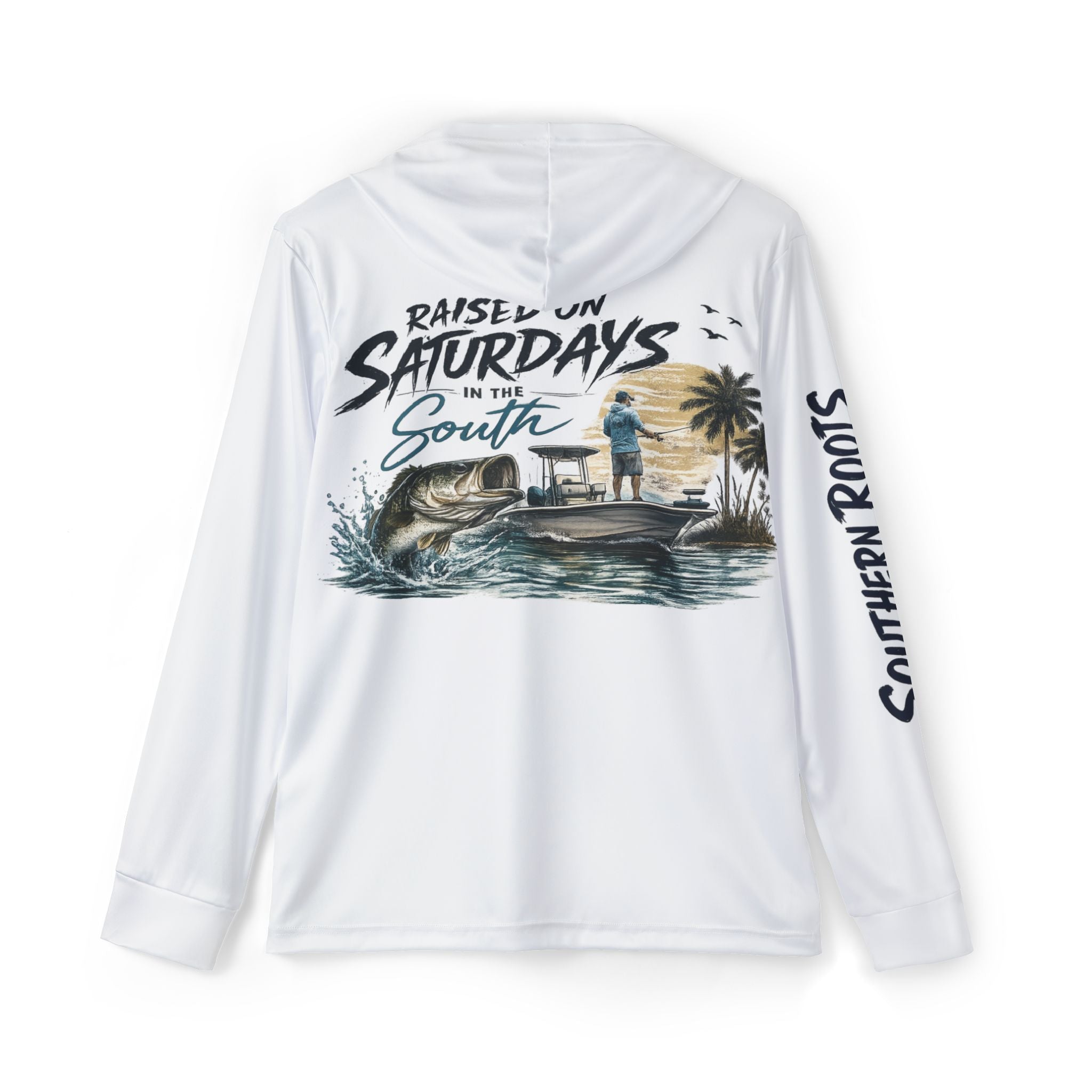 Raised on Saturdays in the South-Southern Roots Timeless Tradition performance hoodie fishing