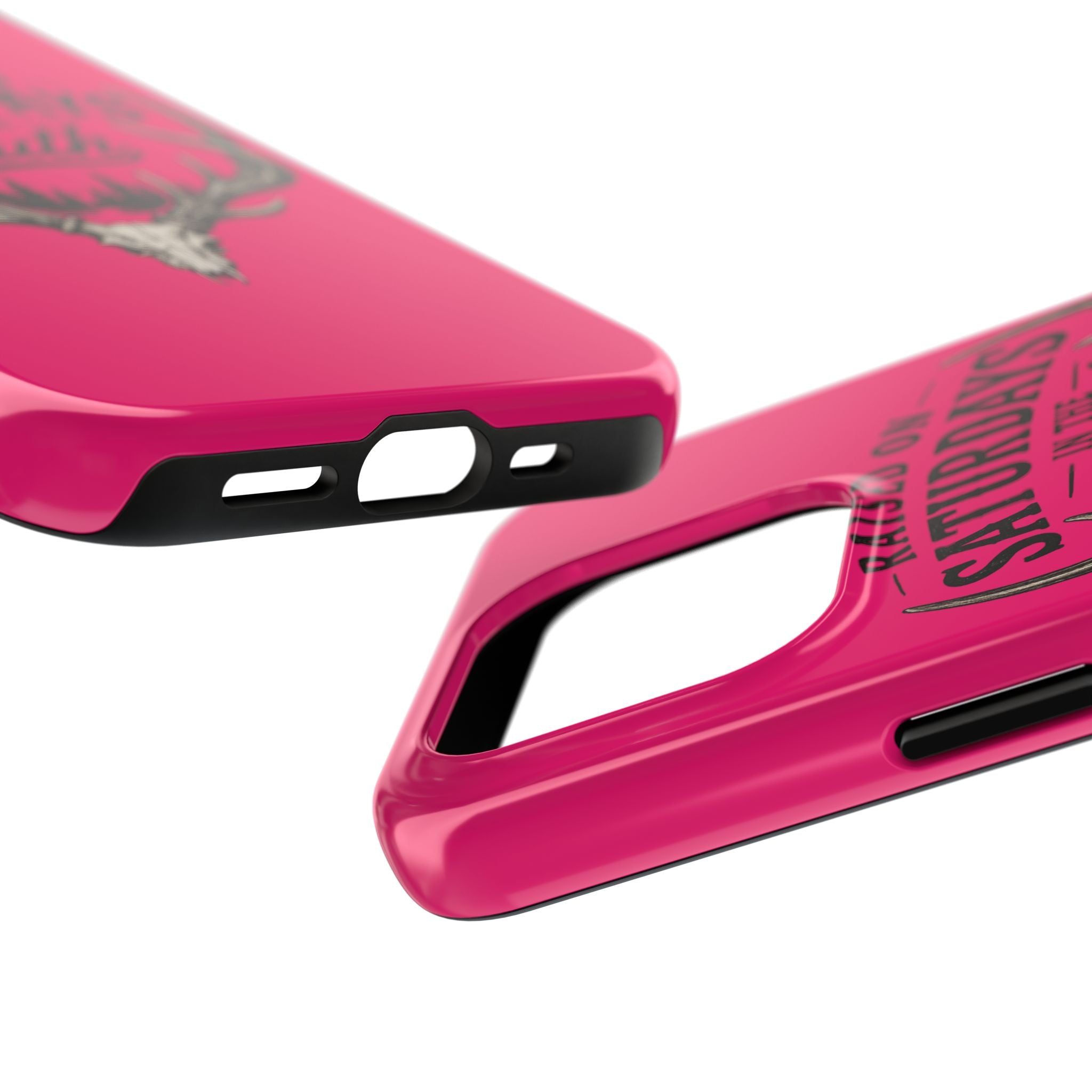 The Spreads Runs Deep In The Woods Phone Case-(pink)