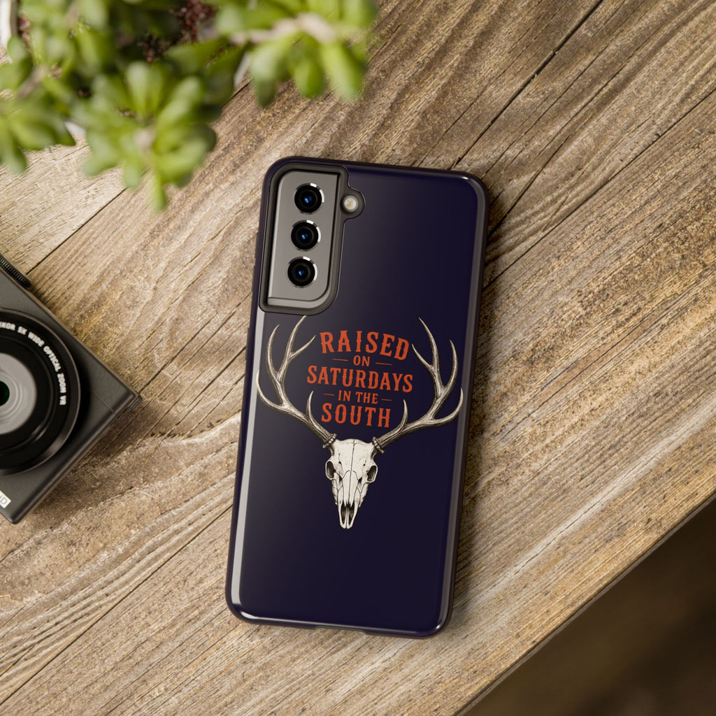The Spreads Runs Deep In The Woods Phone Case-(blue)