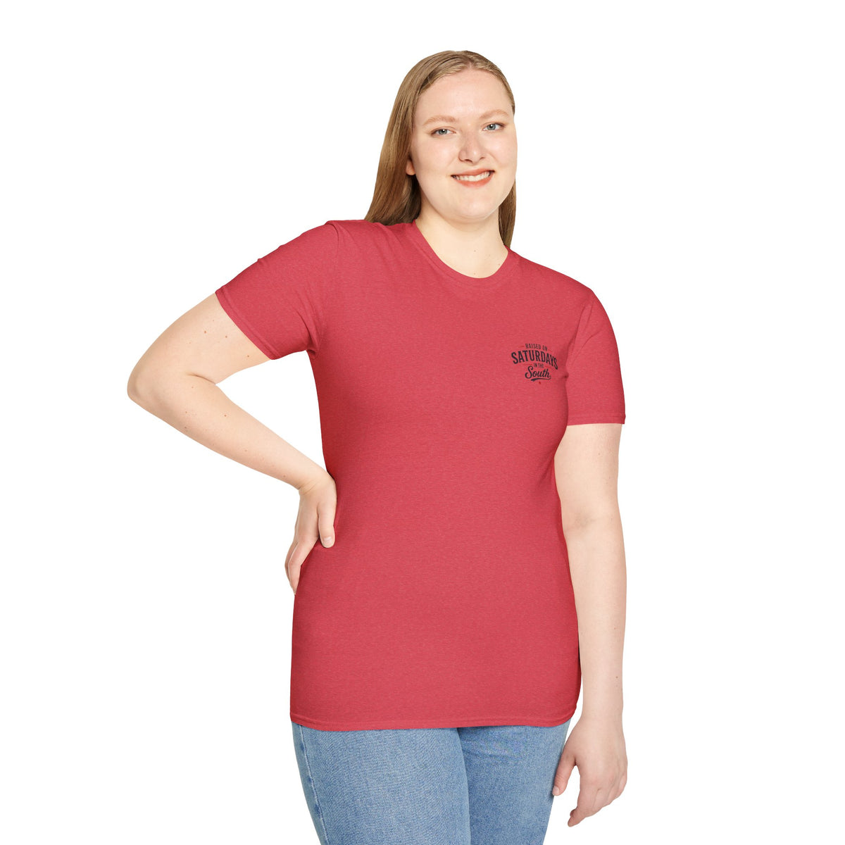 "Raised On Saturdays In The South" Vintage T-Shirt-Saturdays Are Made For Fishin