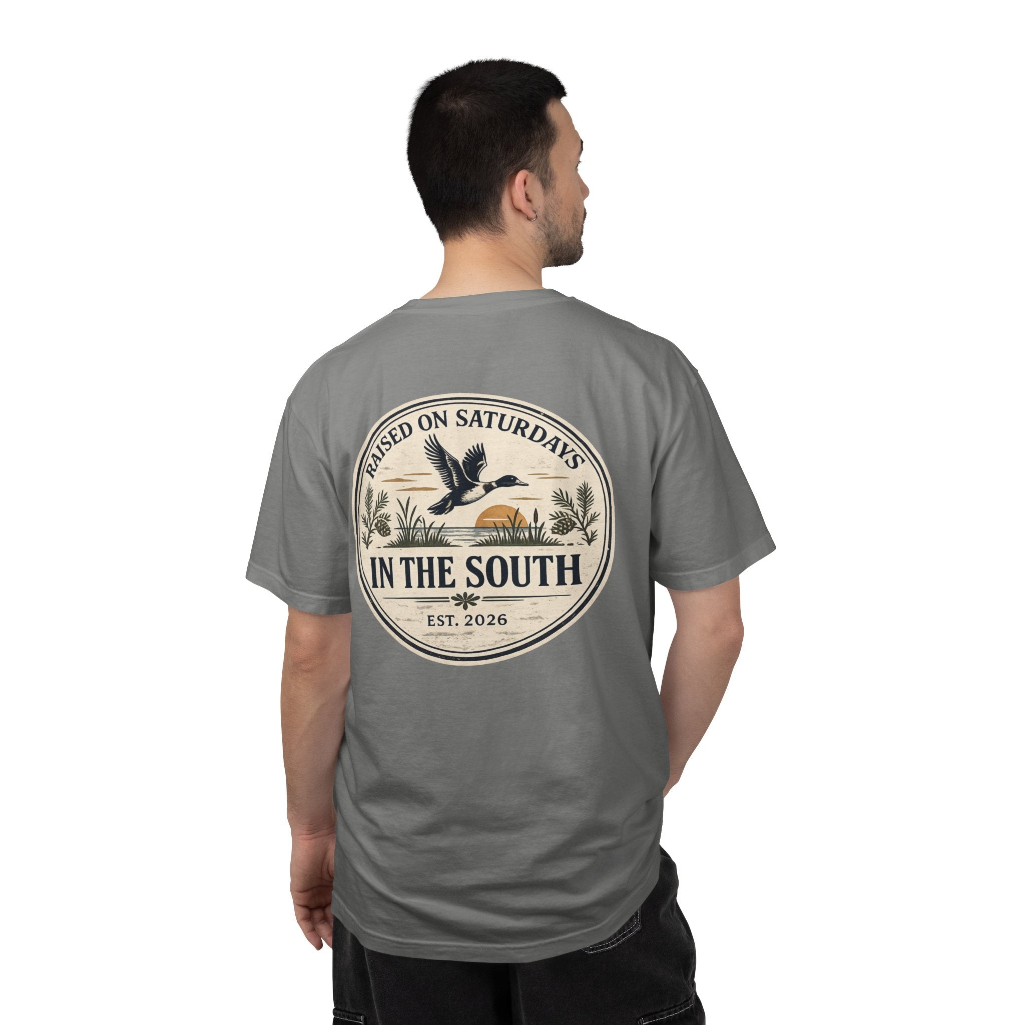 Raised On Saturdays In The South Classic T-Shirt - Duck Season