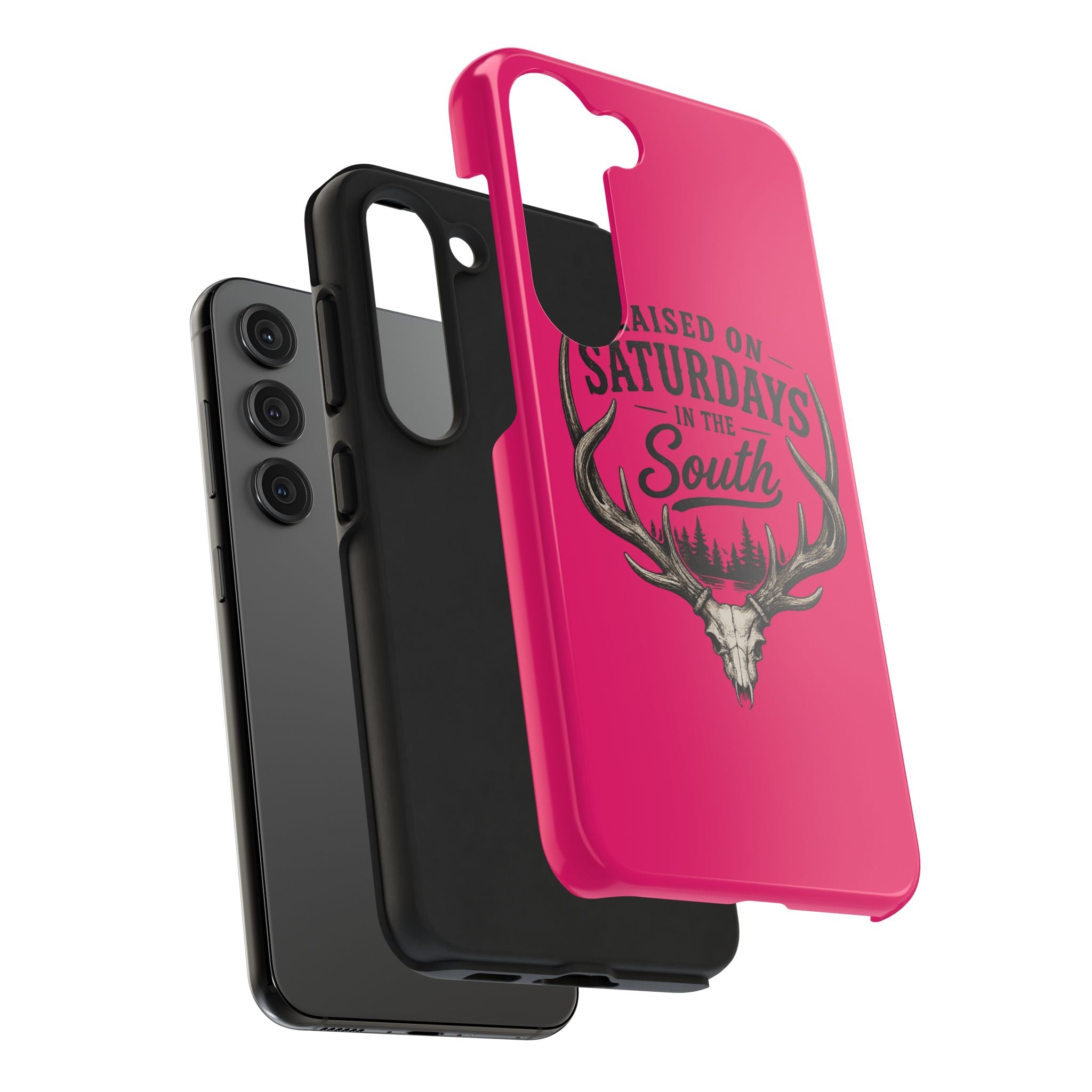 The Spreads Runs Deep In The Woods Phone Case-(pink)