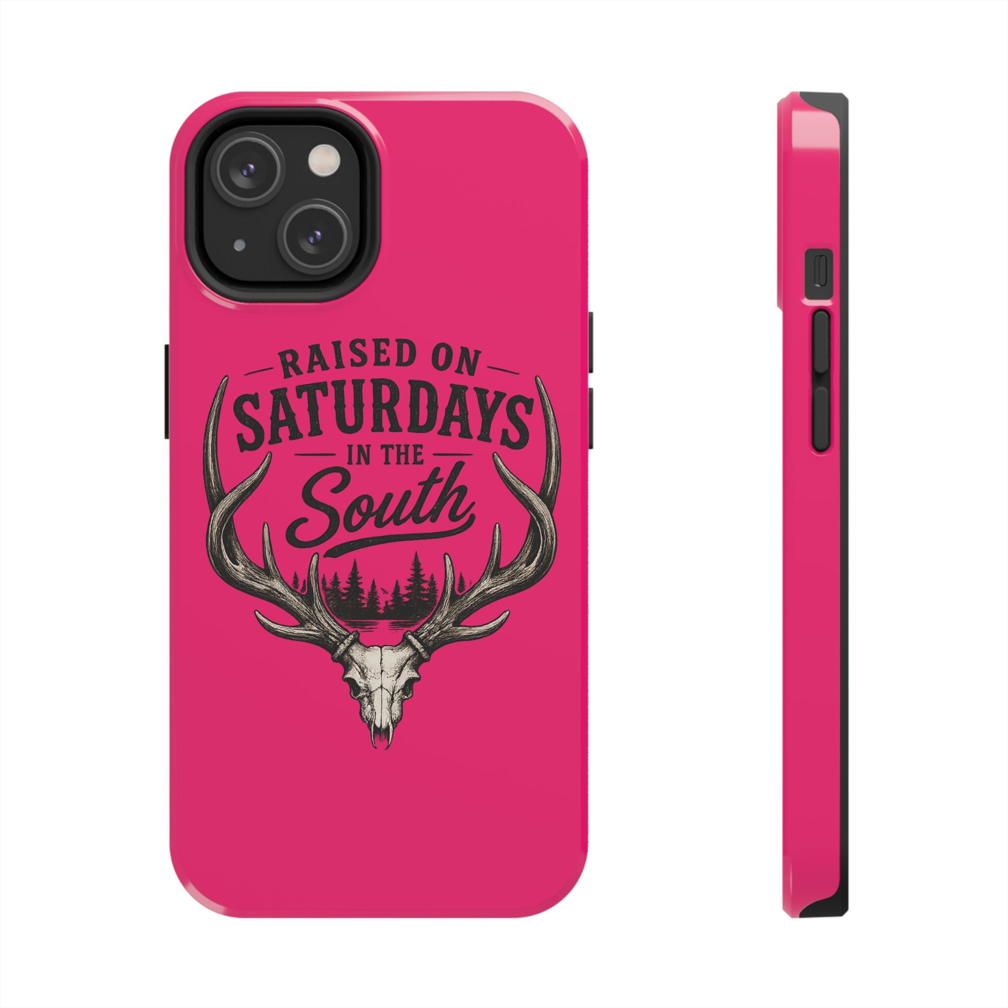 The Spreads Runs Deep In The Woods Phone Case-(pink)