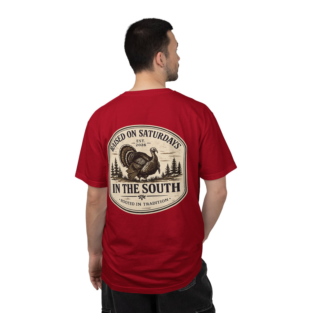 Raised On Saturdays In The South Southern Turkey Hunting T-Shirt