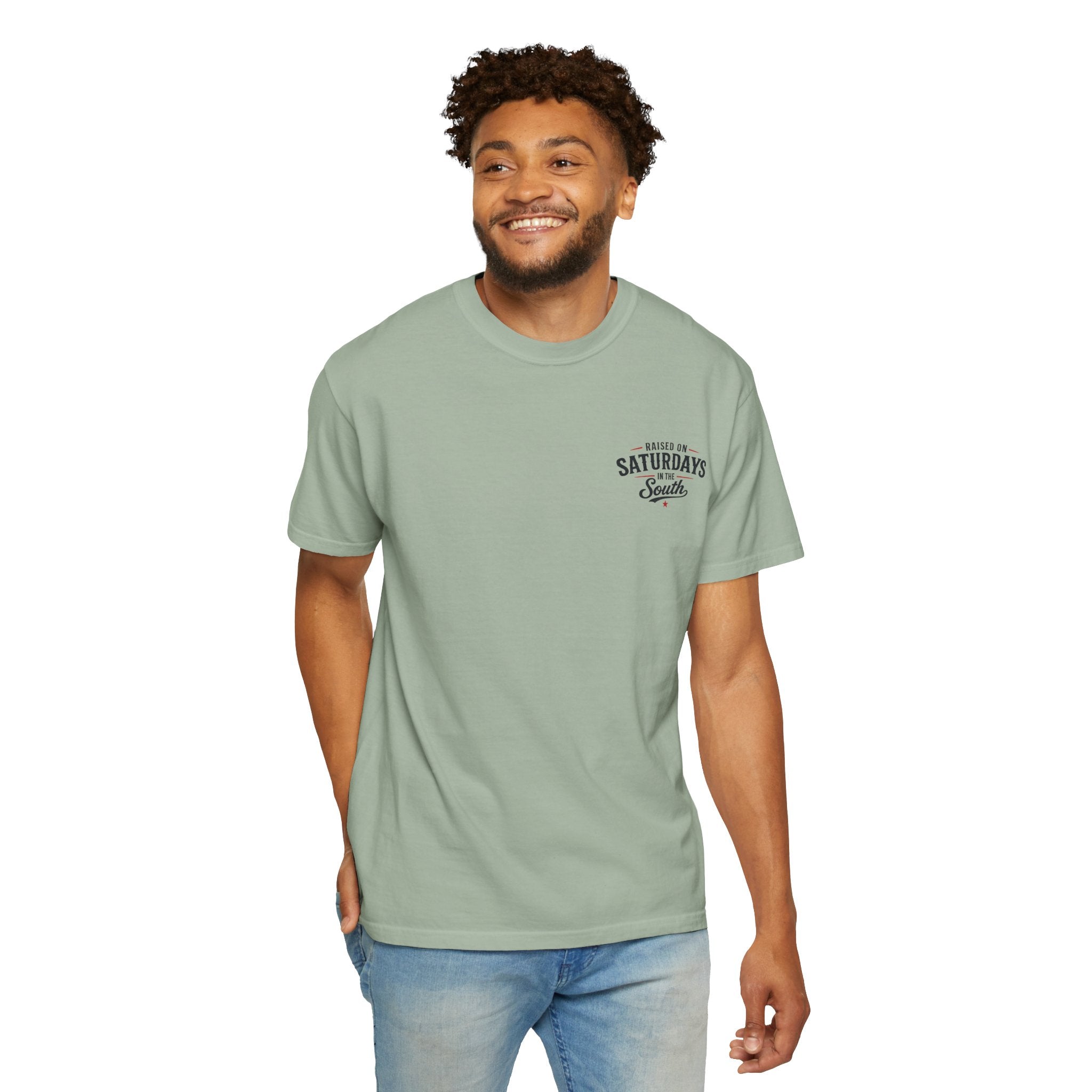 Raised On Saturdays In The South T-Shirt-Deep Sea Saturdays