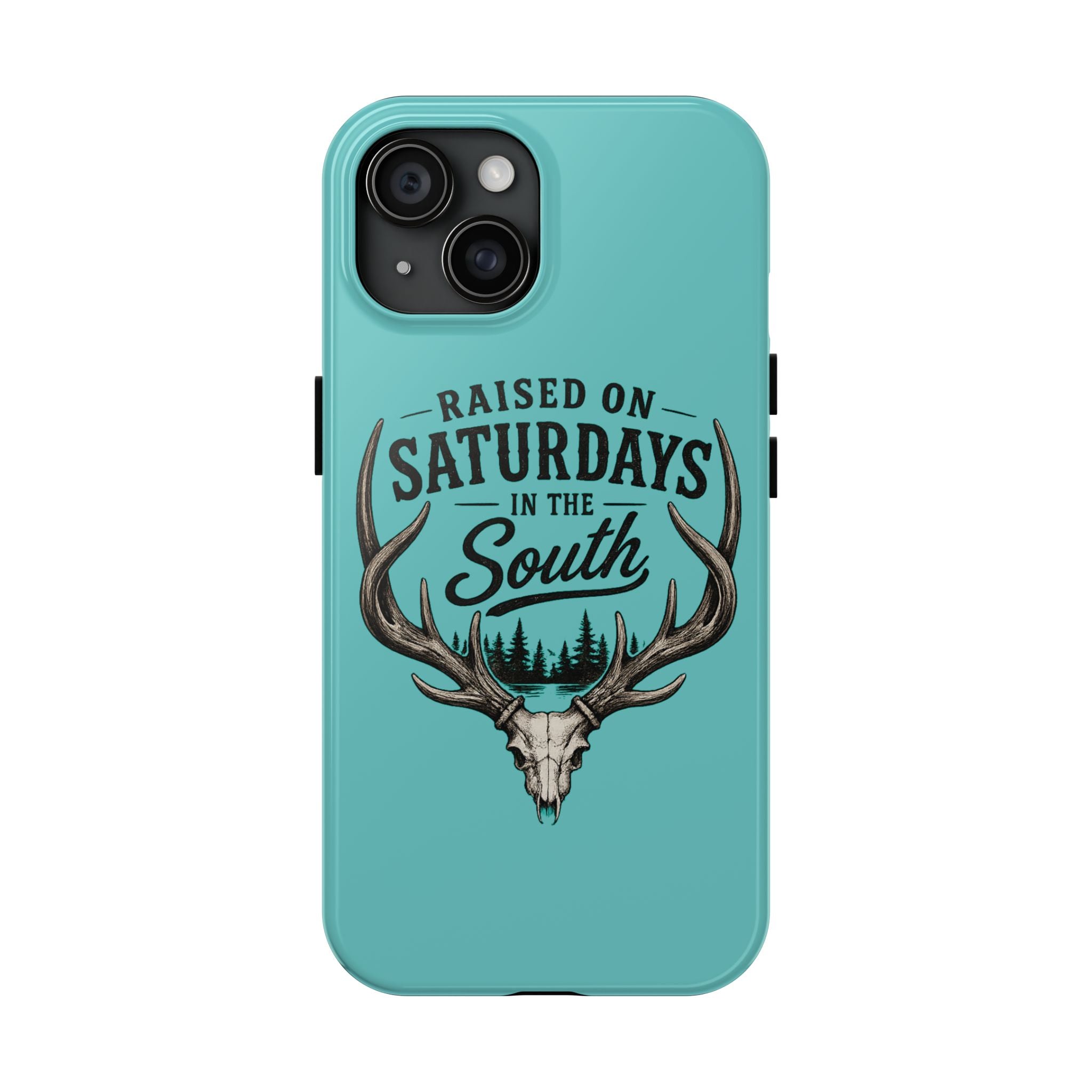 The Spreads Runs Deep In The Woods Phone Case-(blue)
