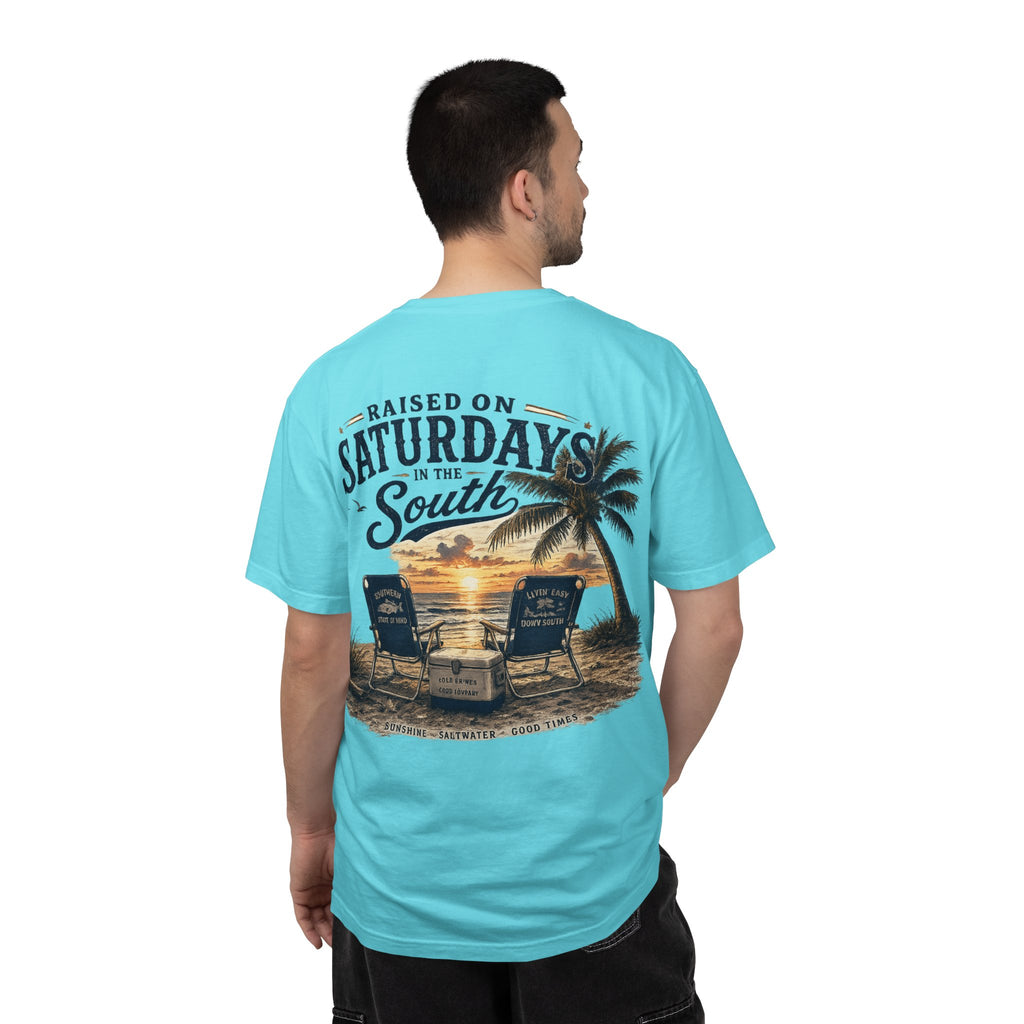 Raised On Saturdays In The South T-Shirt — Beachin It On Summer Saturdays