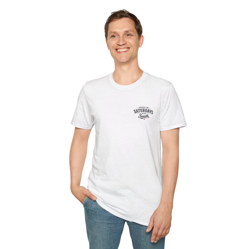"Raised On Saturdays In The South" Vintage T-Shirt-Saturdays Are Made For Fishin