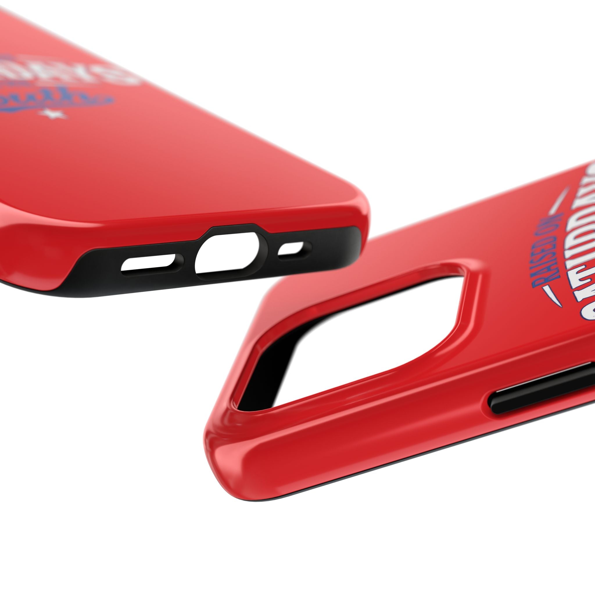 Raised On Saturdays In The South Phone Case-(red)