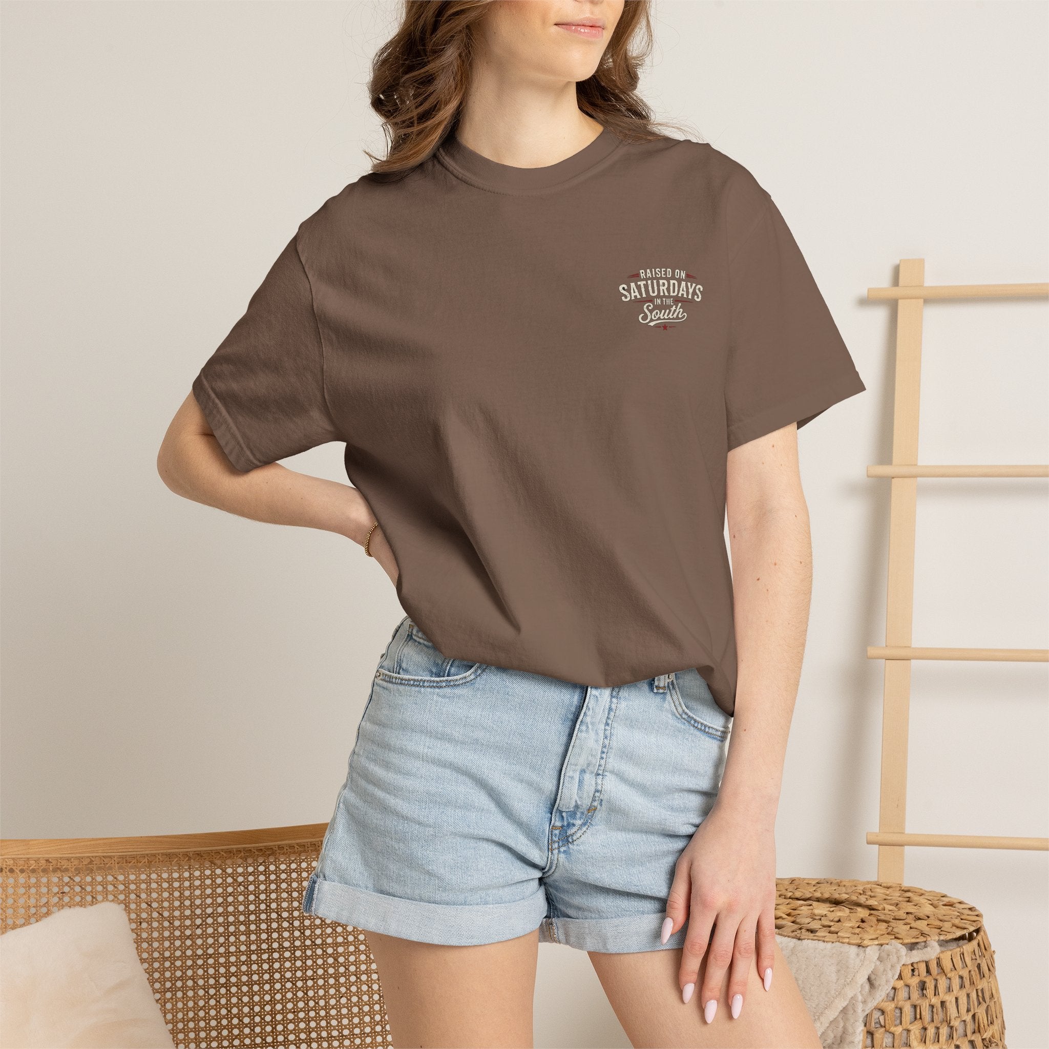 Raised On Saturdays In The South T-Shirt — Girl Dad Hunting Buddies