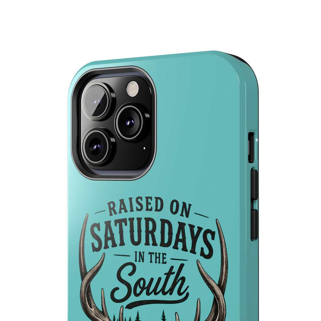 The Spreads Runs Deep In The Woods Phone Case-(blue)