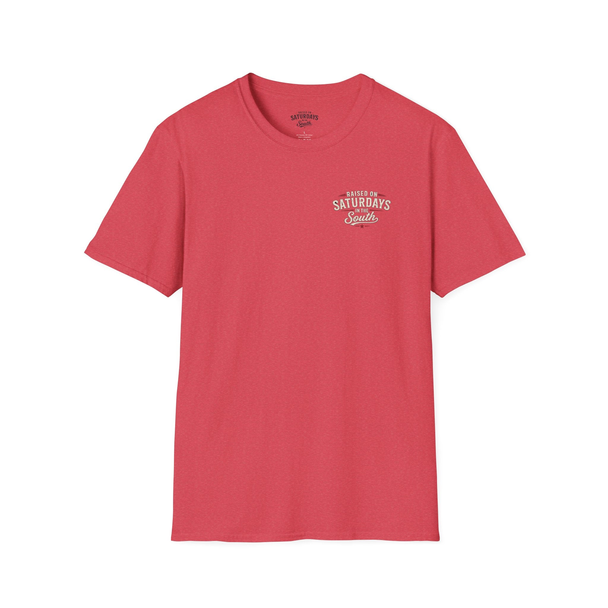 Raised On Saturdays In The South Vintage T-Shirt-Girl Dad Fishing Buddy-Father's Day Collection