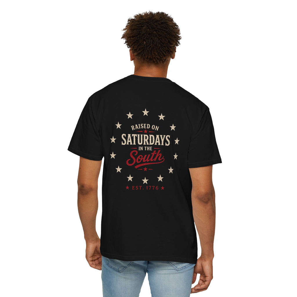Raised On Saturdays In The South T-Shirt — Southern Freedom-4th Of July Collection