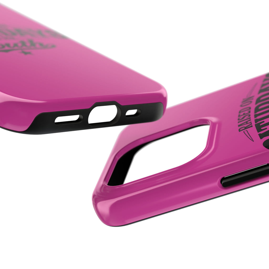 Raised On Saturdays In The South Phone Case-(pink)