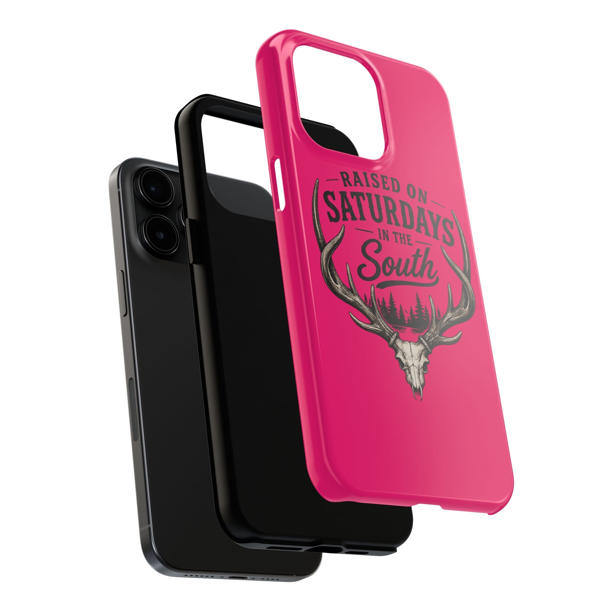 The Spreads Runs Deep In The Woods Phone Case-(pink)