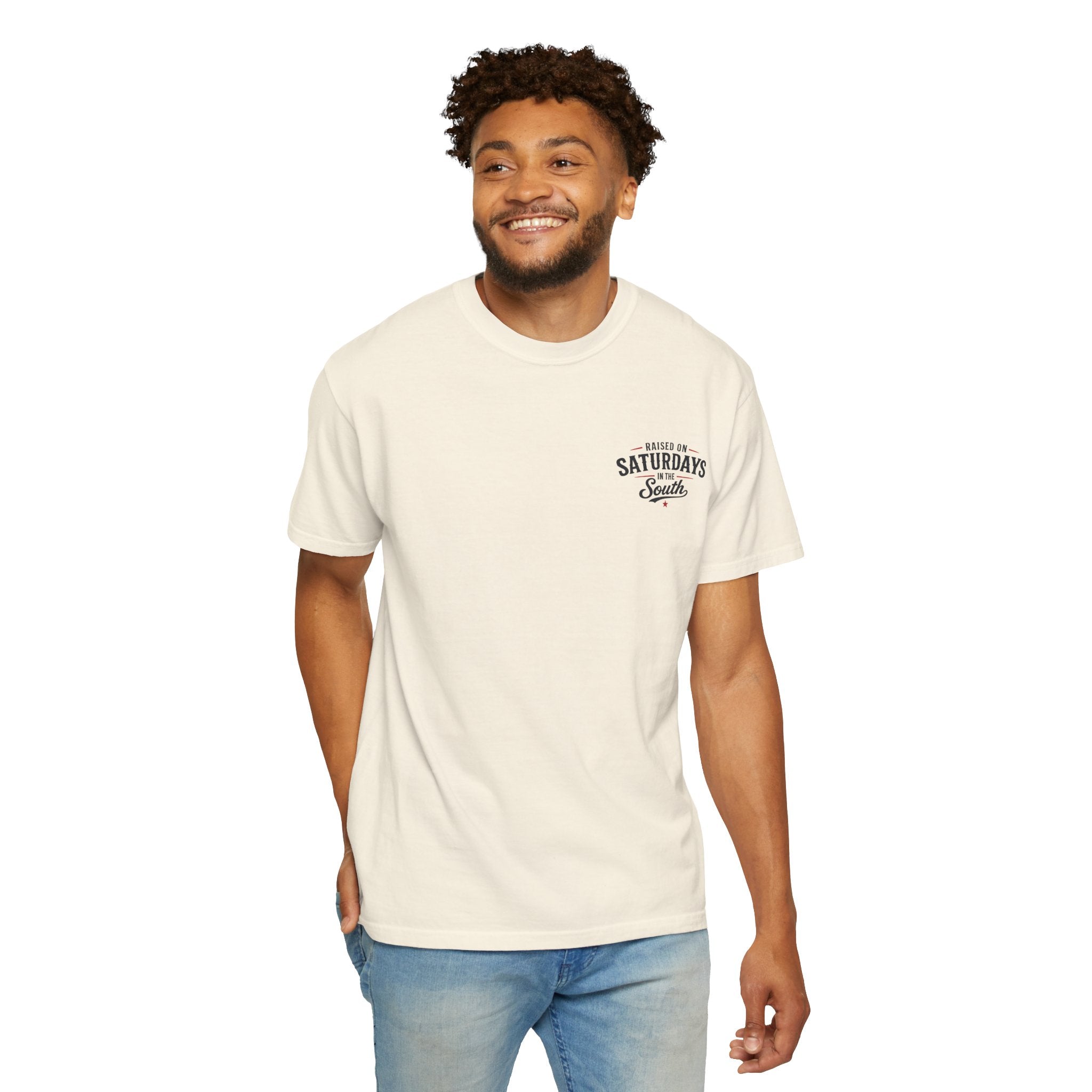 Raised On Saturdays In The South T-Shirt-Deep Sea Saturdays