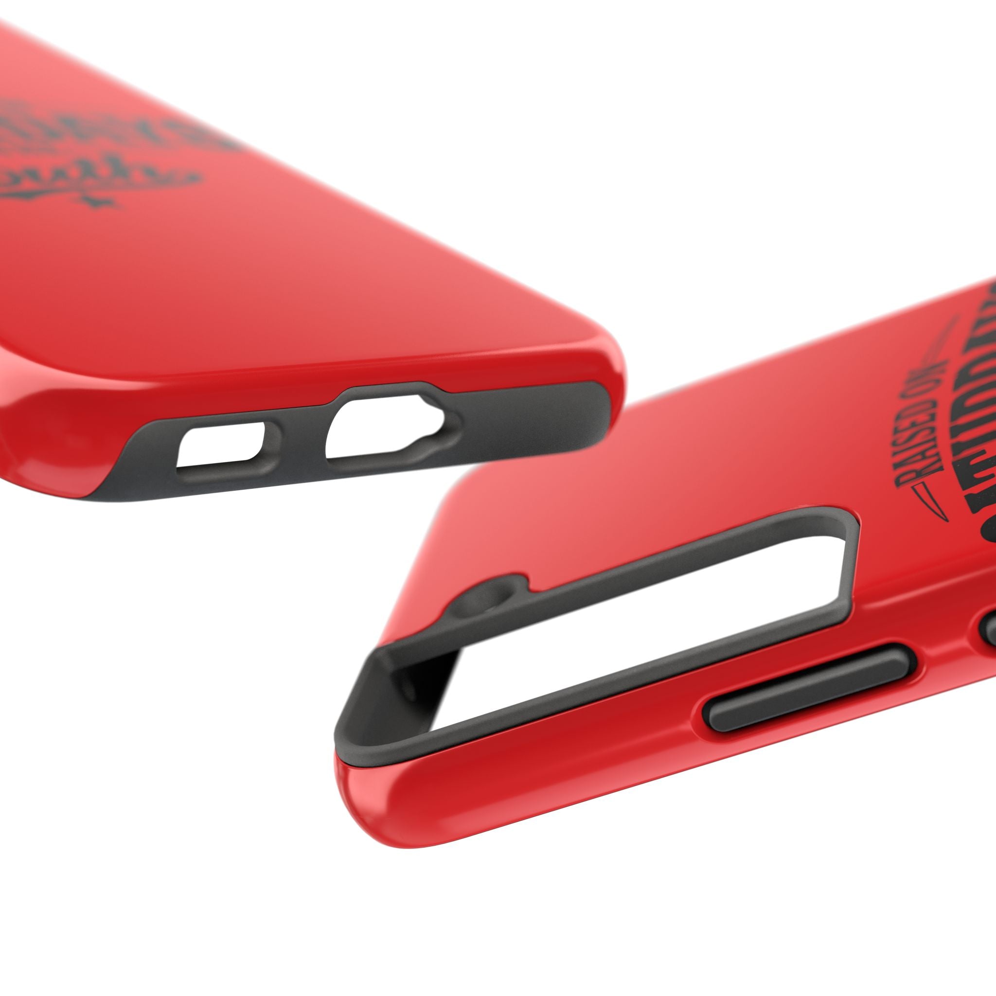 Raised On Saturdays In The South Phone Case-(red)