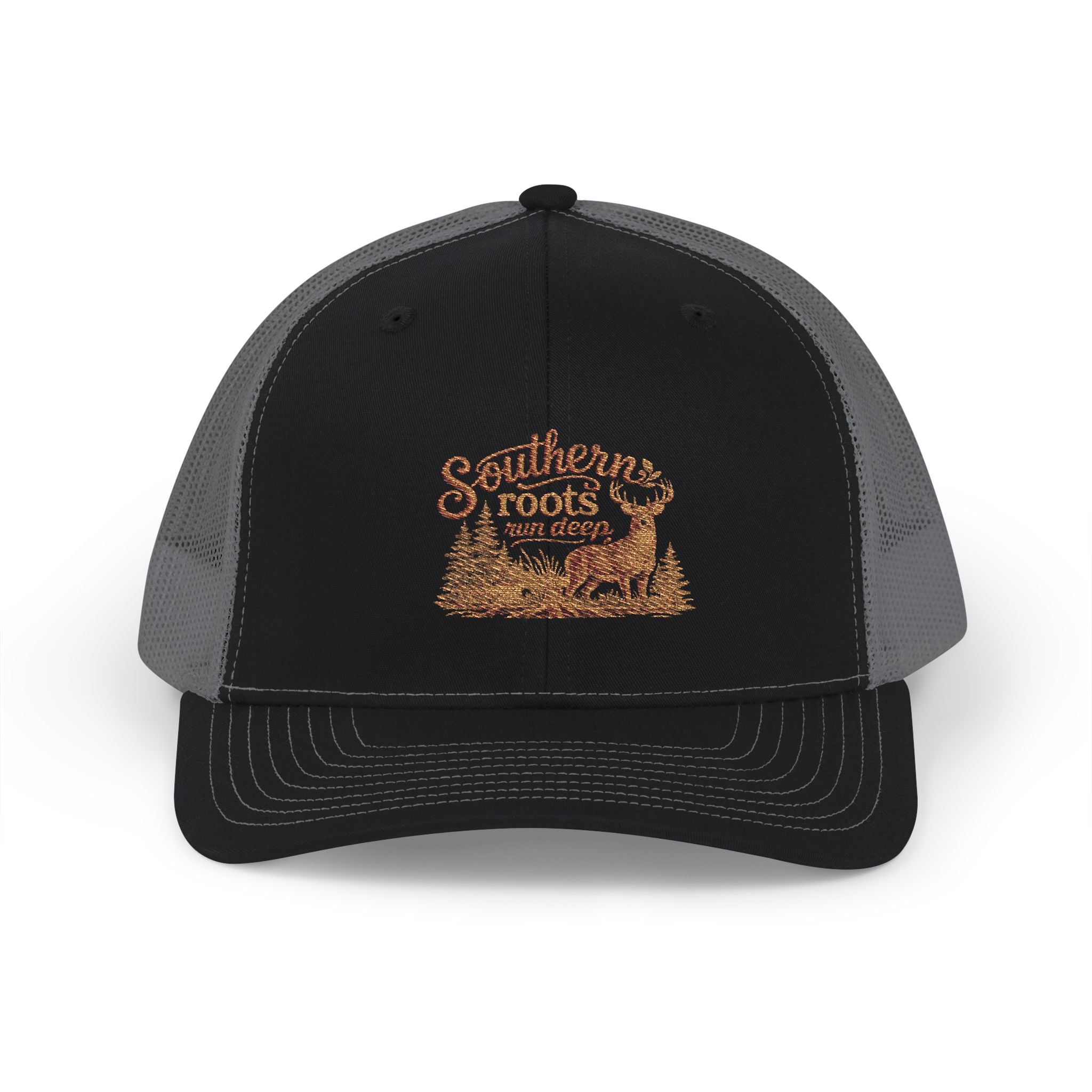 Snapback Trucker Cap - "Southern Roots Run Deep"