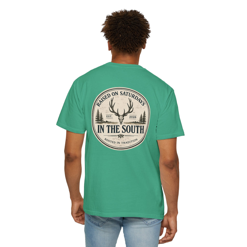 Raised On Saturdays In The South Classic T-Shirt — Deer Season
