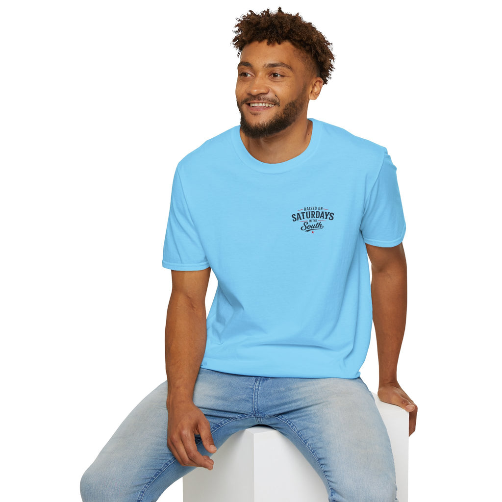 "Raised On Saturdays In The South" Vintage T-Shirt-Saturdays Are Made For Fishin