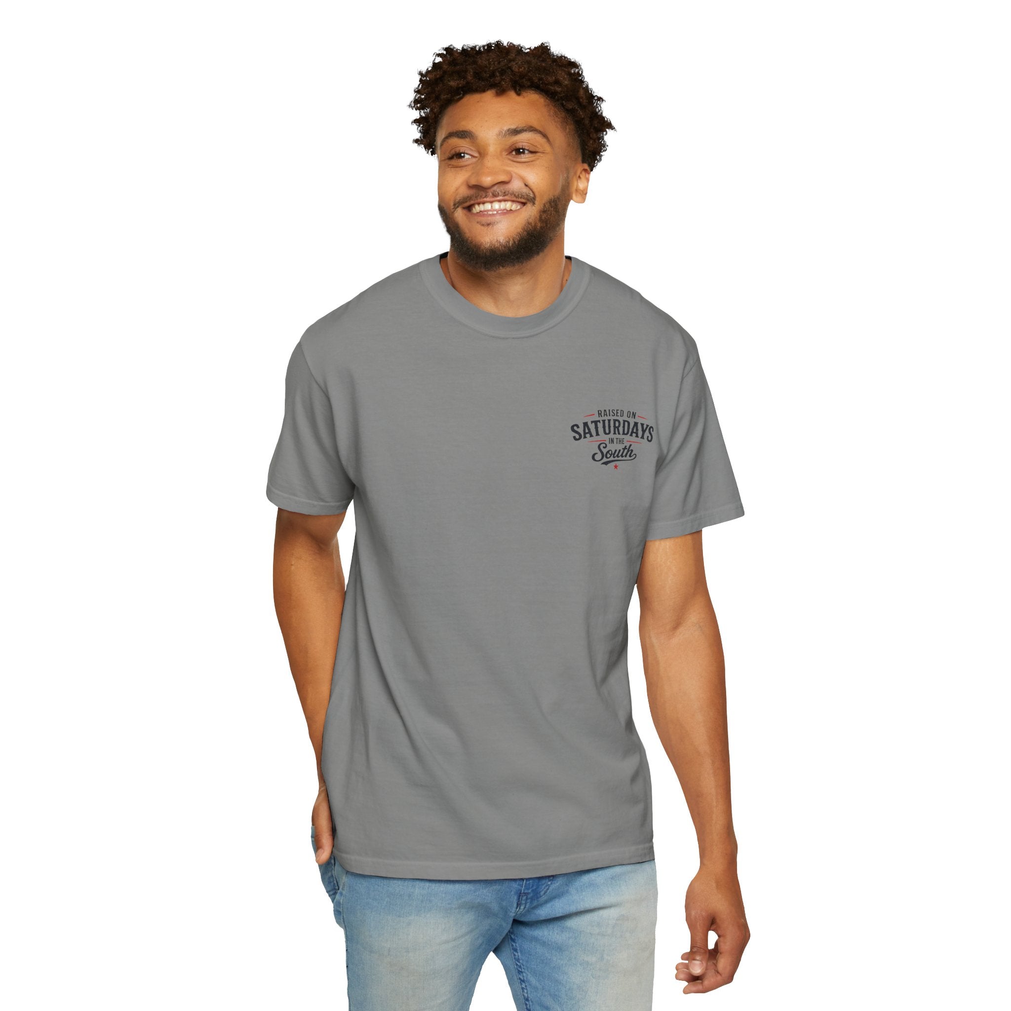 Raised On Saturdays In The South T-Shirt-Deep Sea Saturdays