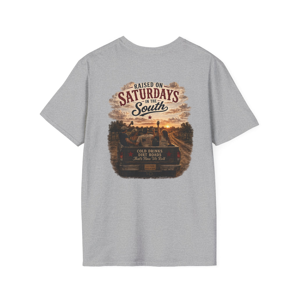 Raised On Saturdays In The South Vintage T-Shirt- Good Riding Buddies