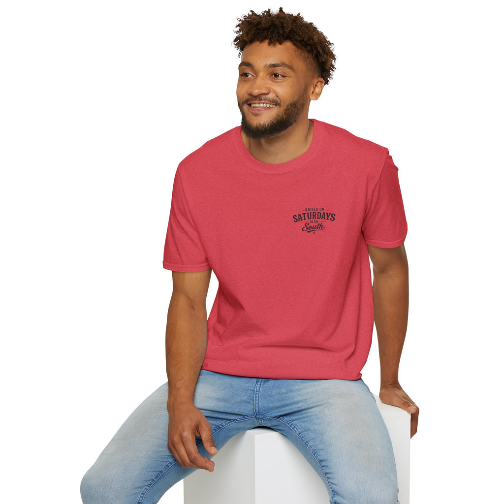 "Raised On Saturdays In The South" Vintage T-Shirt-Saturdays Are Made For Fishin