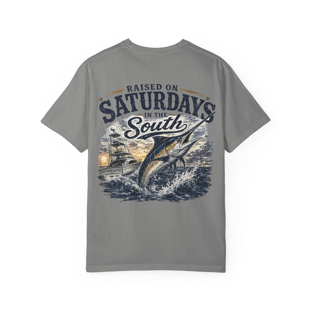 Raised On Saturdays In The South T-Shirt-Deep Sea Saturdays