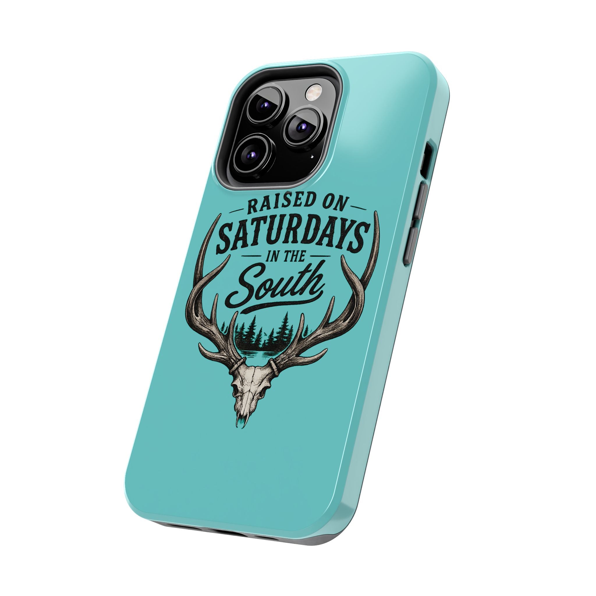 The Spreads Runs Deep In The Woods Phone Case-(blue)