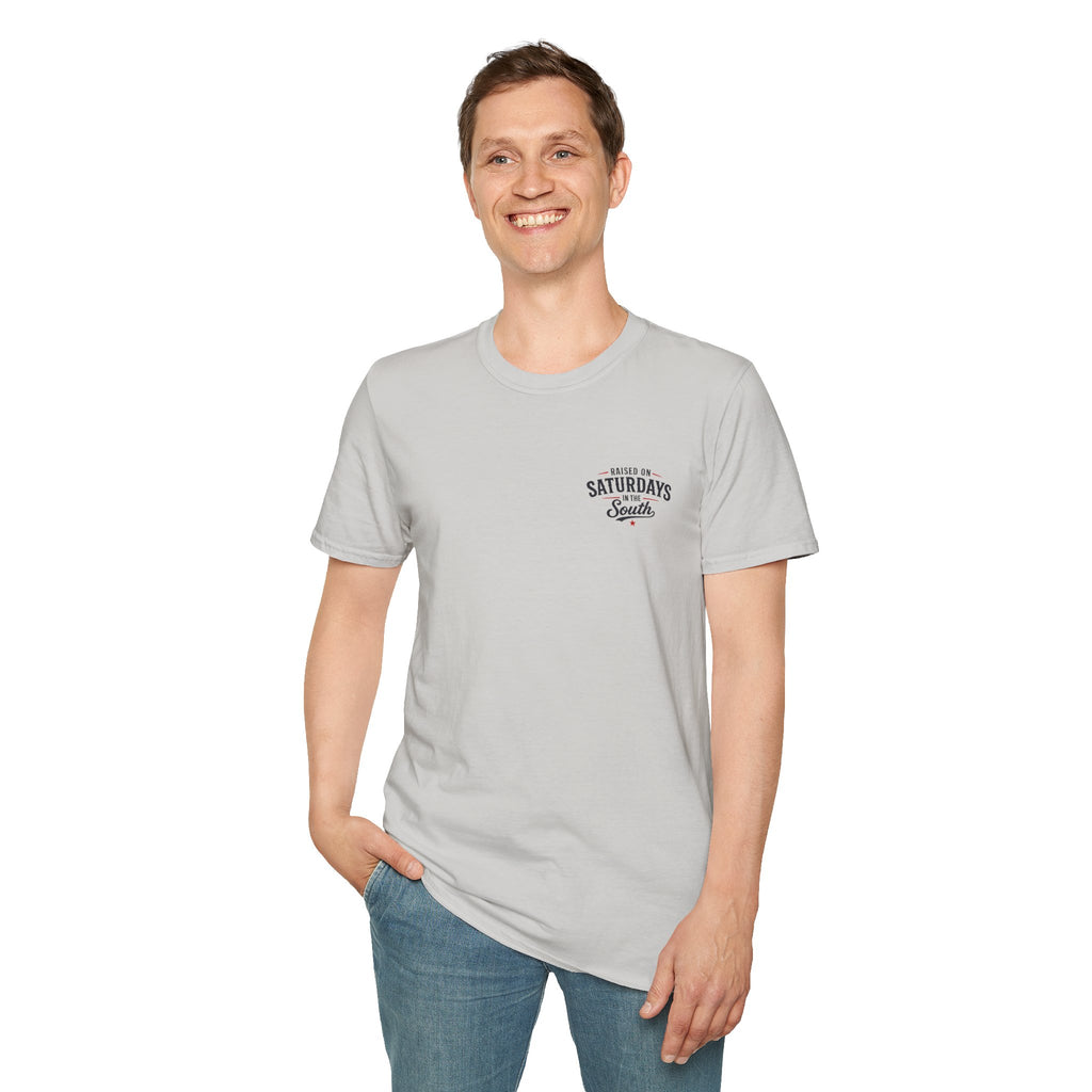"Raised On Saturdays In The South" Vintage T-Shirt-Saturdays Are Made For Fishin