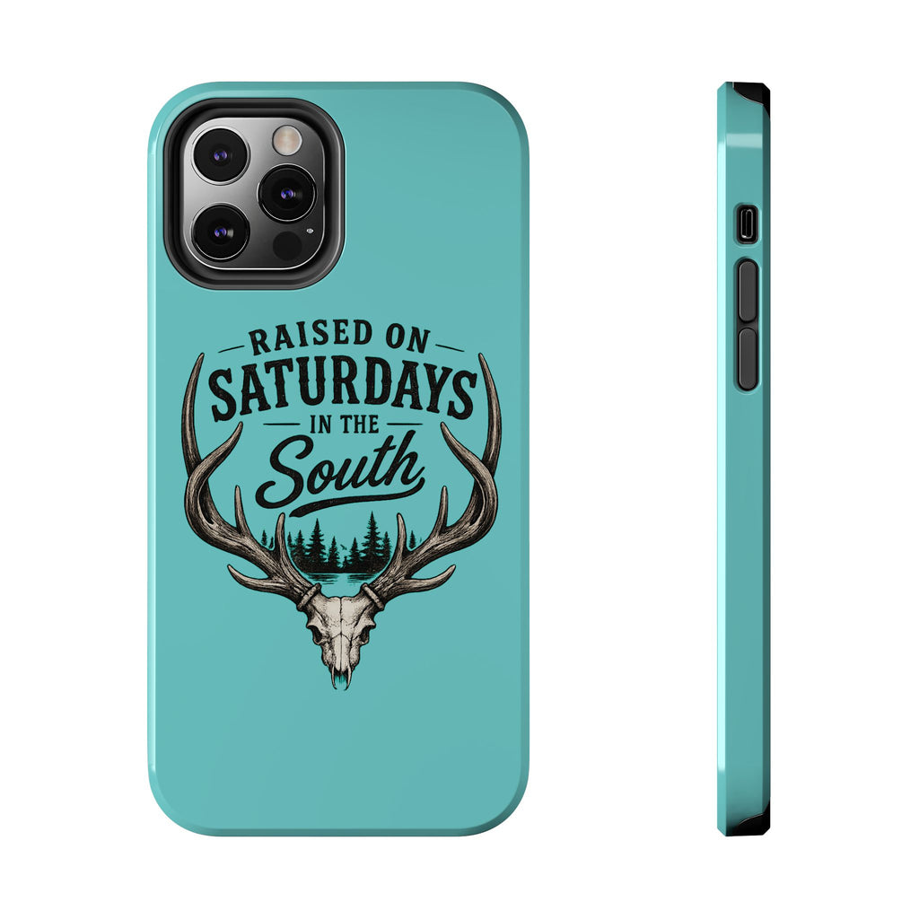 The Spreads Runs Deep In The Woods Phone Case-(blue)