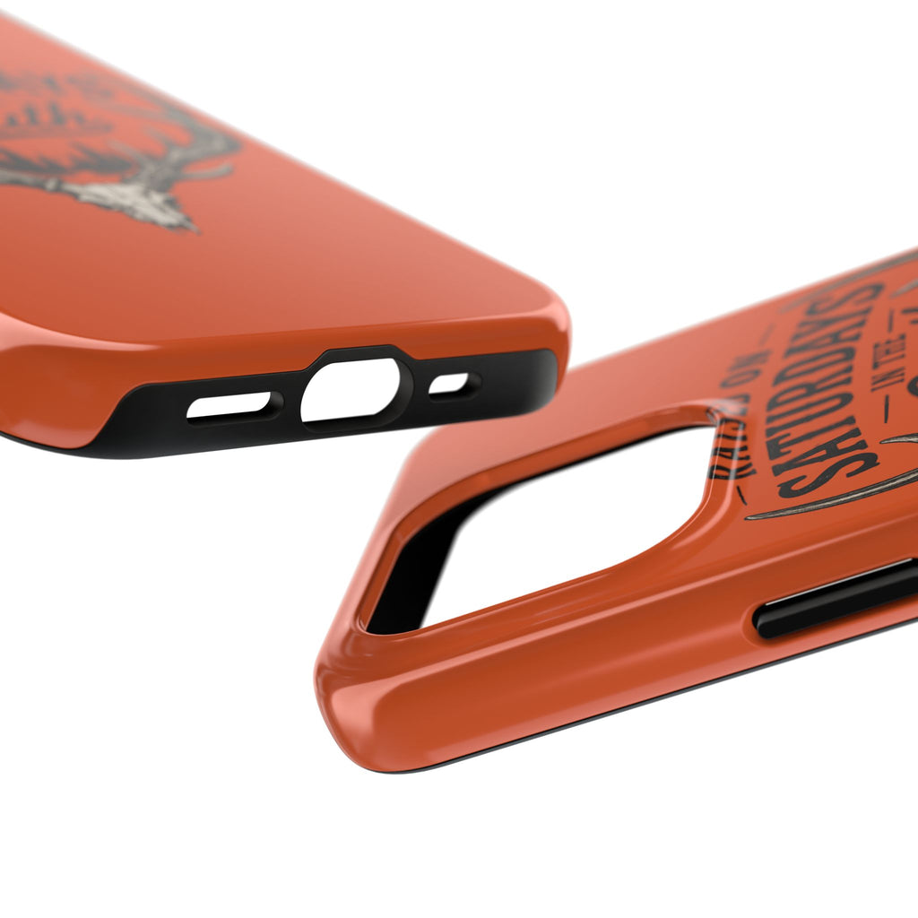 Raised On Saturdays In The South Phone Case-Spread Runs Deep In The Woods-(orange)