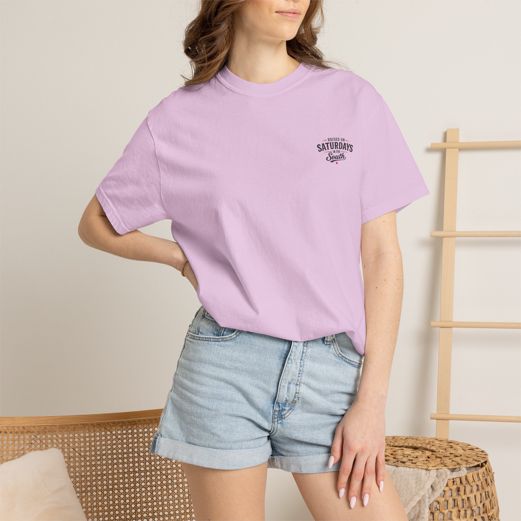 Raised On Saturdays In The South T-Shirt- 4th Of July lake Day